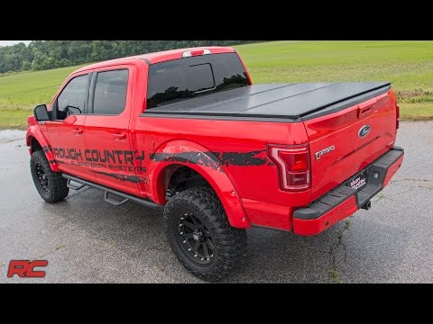 Hard Folding Bed Cover 5 Ft Bed 15-21 Chevy/GMC Canyon/Colorado Rough Country