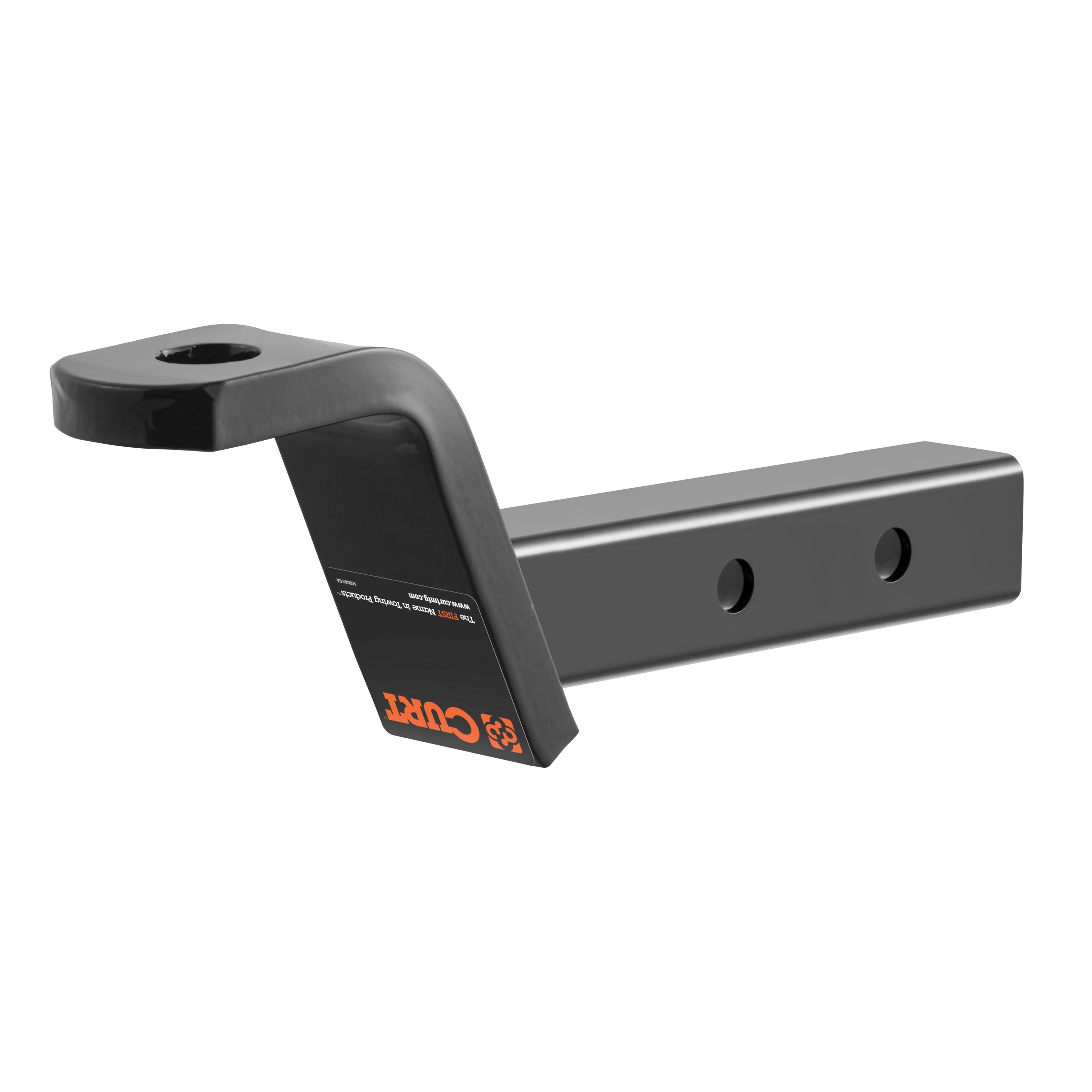 CURT Dual Length Trailer Hitch Ball Mount, 8-1/8-Inch or 11-1/8-Inch Length, Fits 2-Inch Receiver, 7,500 lbs, 1-Inch Hole, 4-Inch Drop, 2-In Rise Model 45230