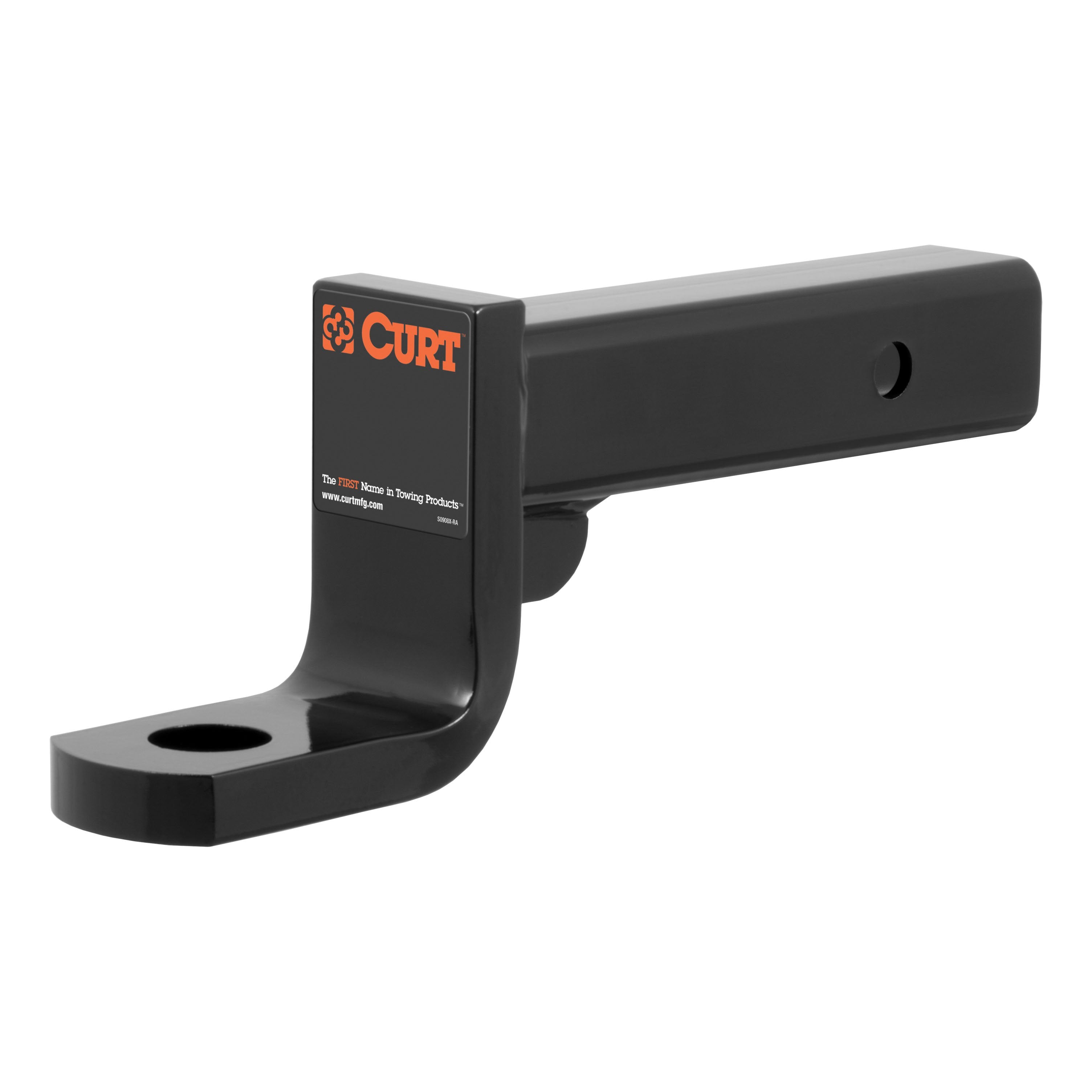 CURT Class 4 Trailer Hitch Ball Mount, Fits 2-Inch Receiver, 10,000 lbs, 1-1/4-Inch Hole, 4-Inch Drop, 2-3/4-Inch Rise Model 45311