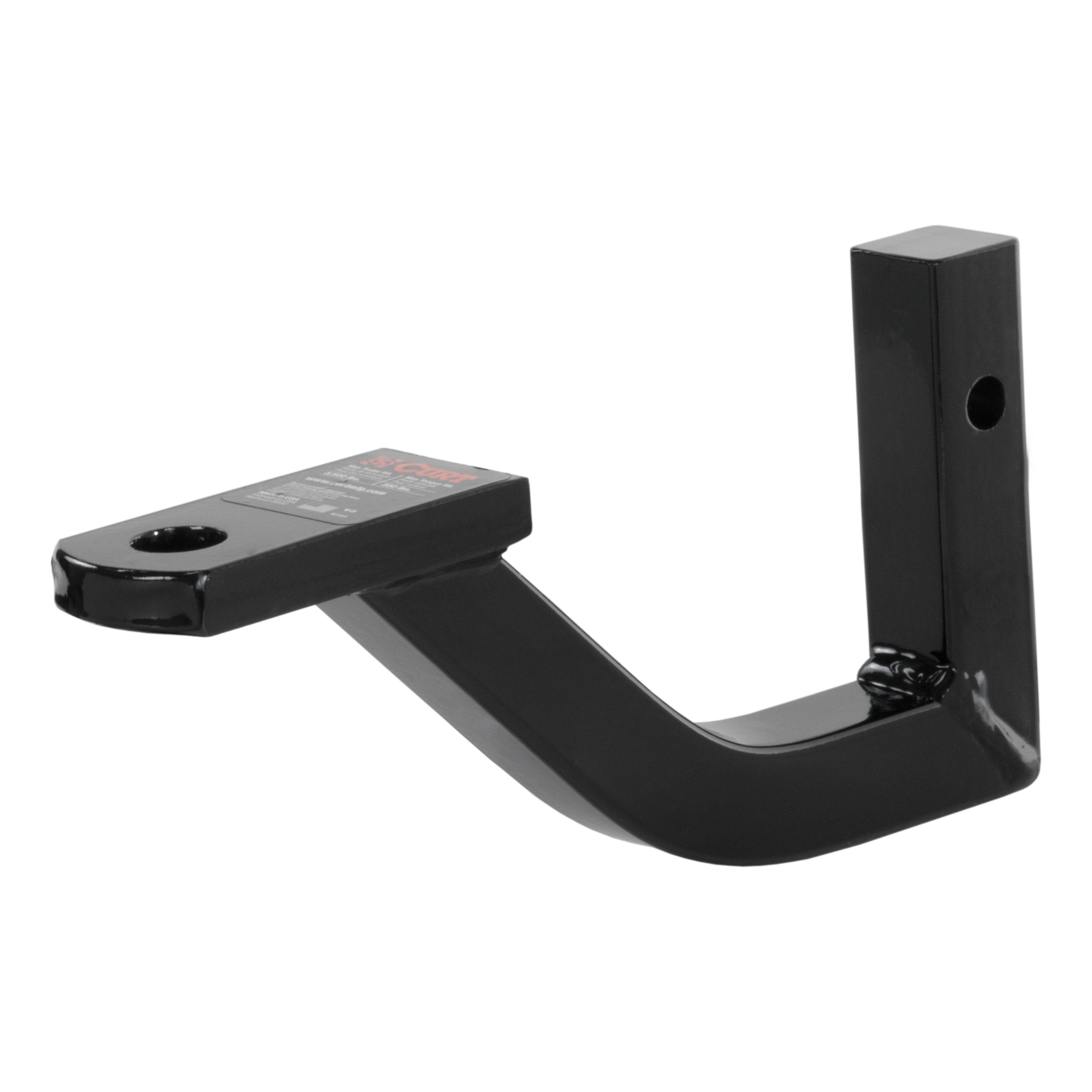 CURT Vertical Trailer Hitch Ball Mount, Fits 1-1/4-Inch Receiver, 3,500 lbs, 3/4-Inch Hole, 2-1/4-Inch Drop Model 45507