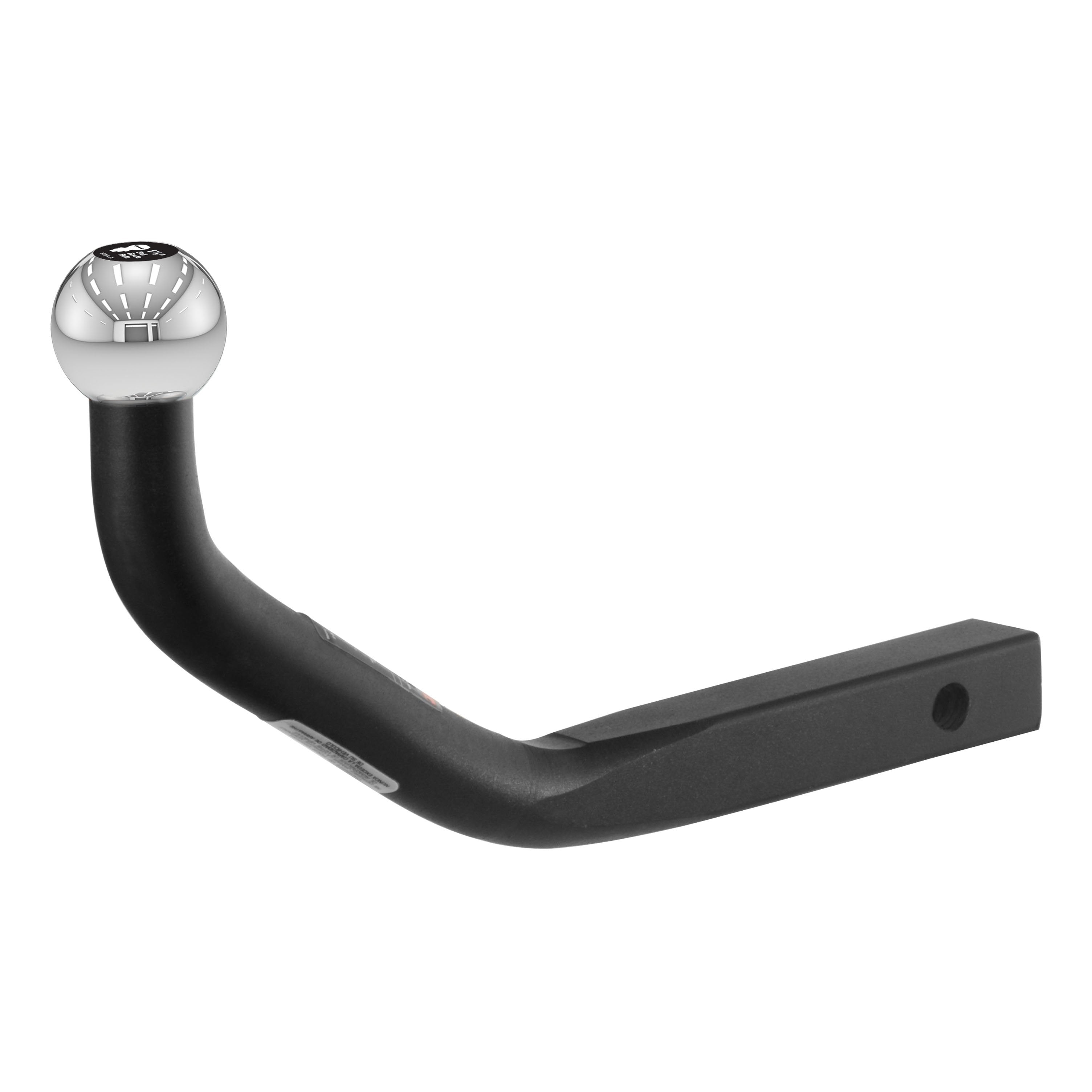 CURT Euro Trailer Hitch Mount with 1-7/8-Inch Ball, Fits 1-1/4-Inch Receiver, 3,500 lbs, 5-1/8-Inch Height Model 45591