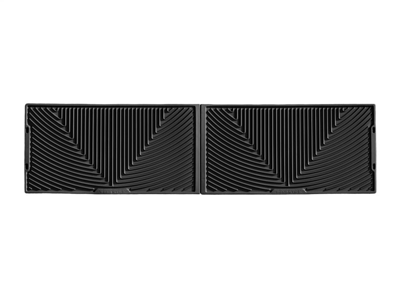 WeatherTech 08-10 Ford F250/F350/F450/F550 Rear Rubber Mats - Black