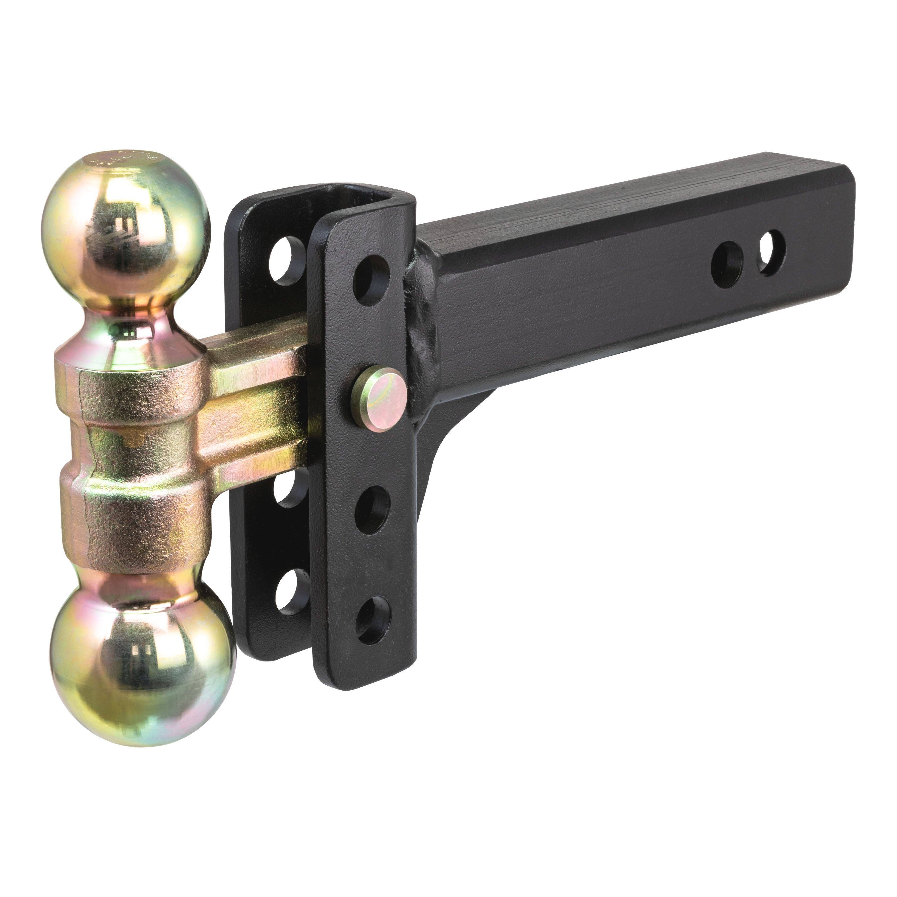 CURT Slim Adjustable Trailer Hitch Ball Mount, Fits 2-Inch Receiver, 3-3/4-In Drop, 2 or 2-5/16-Inch Balls, 10,000 Pounds Model 45903