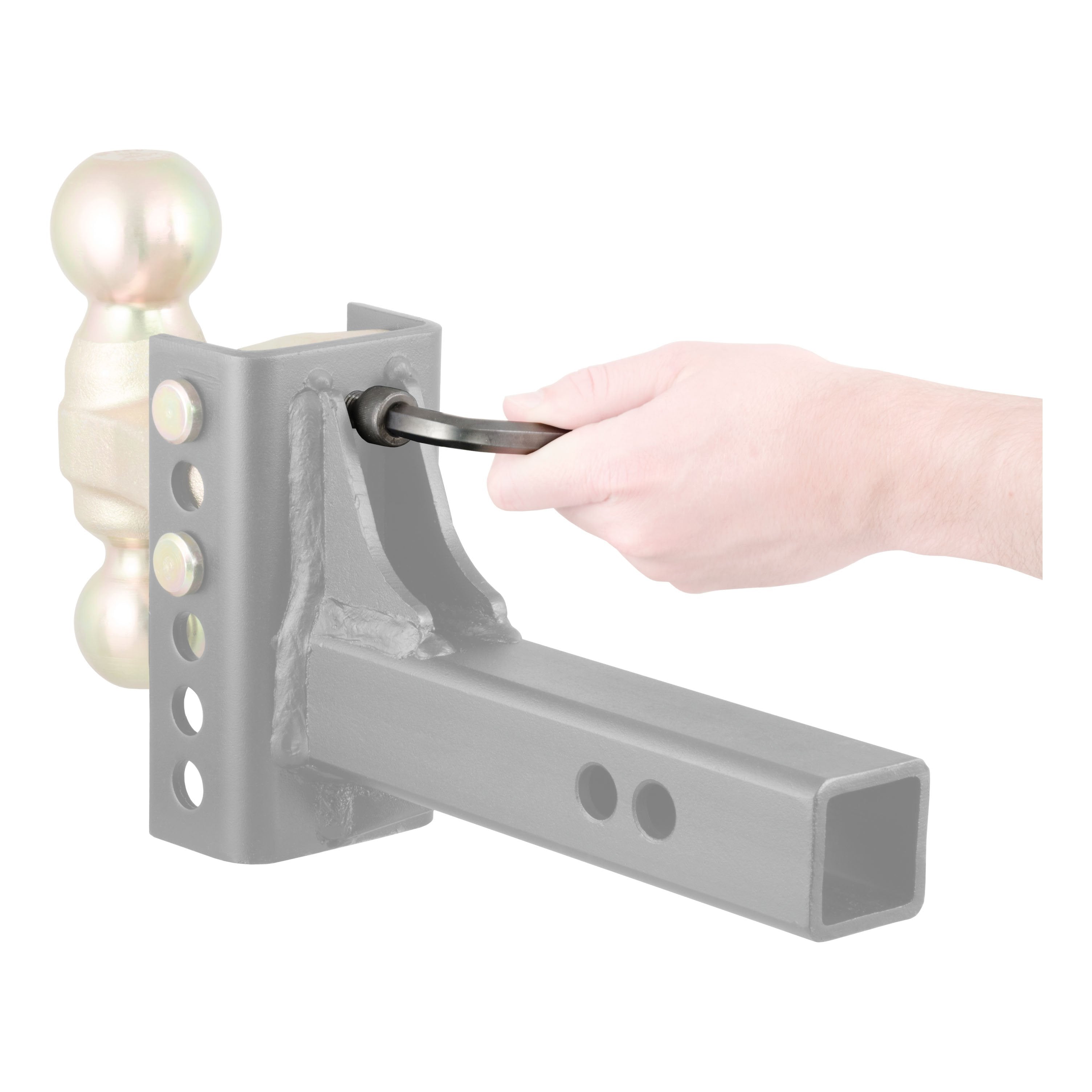 CURT Replacement Anti-Rattle Kit for Adjustable Trailer Hitch Ball Mount #45902 or #45908 Model 45916