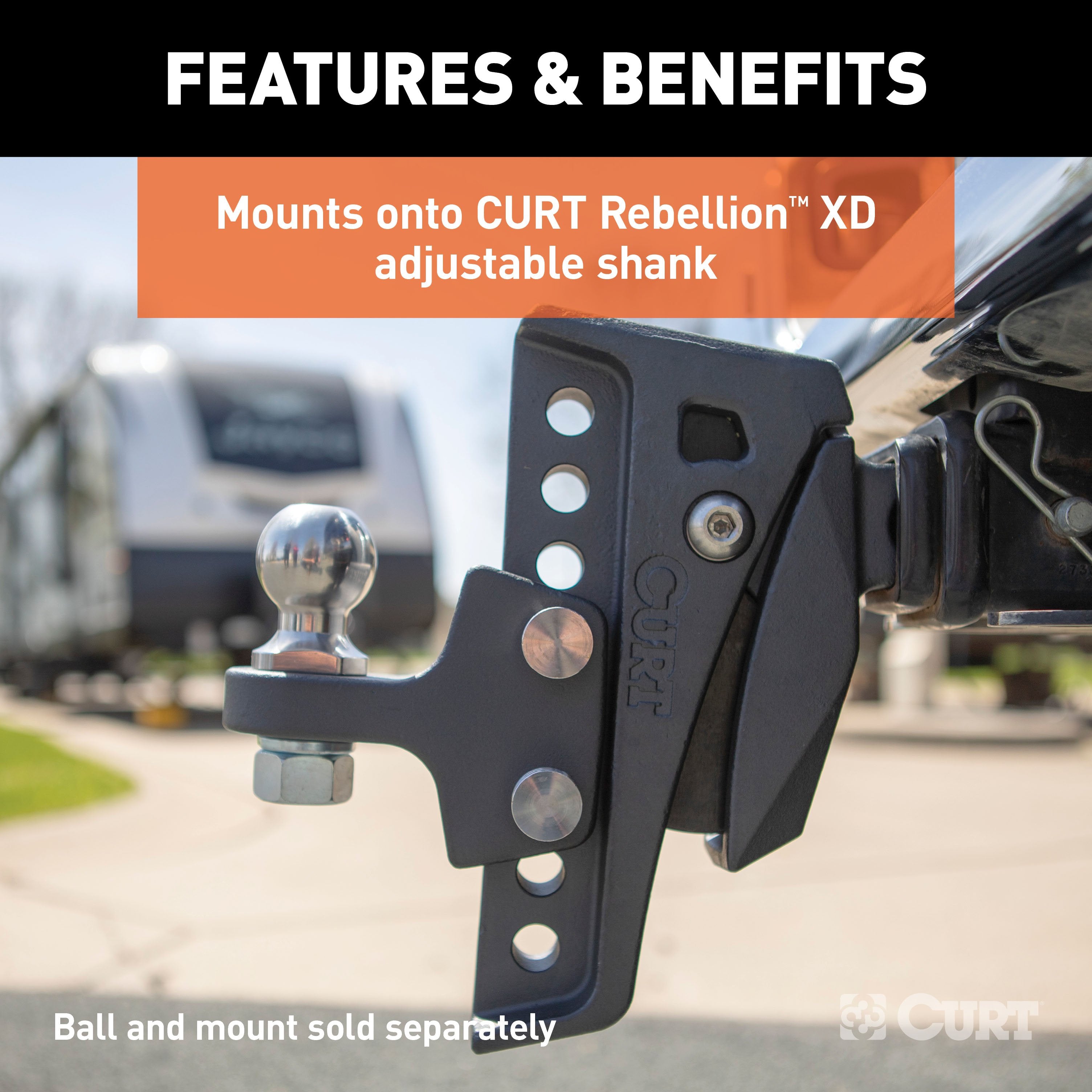 CURT Replacement Rebellion XD Tongue Attachment Model 45940