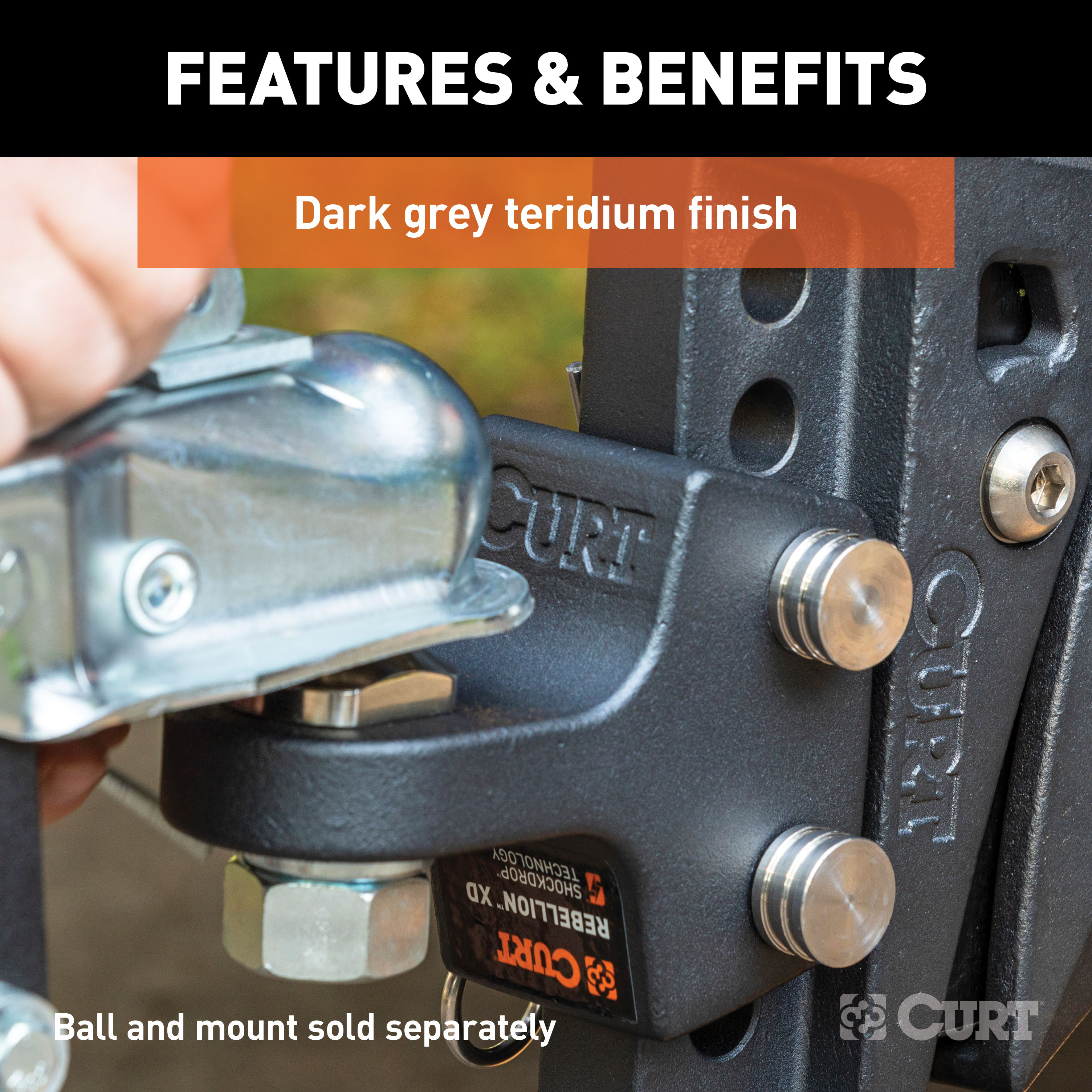 CURT Replacement Rebellion XD Tongue Attachment Model 45940