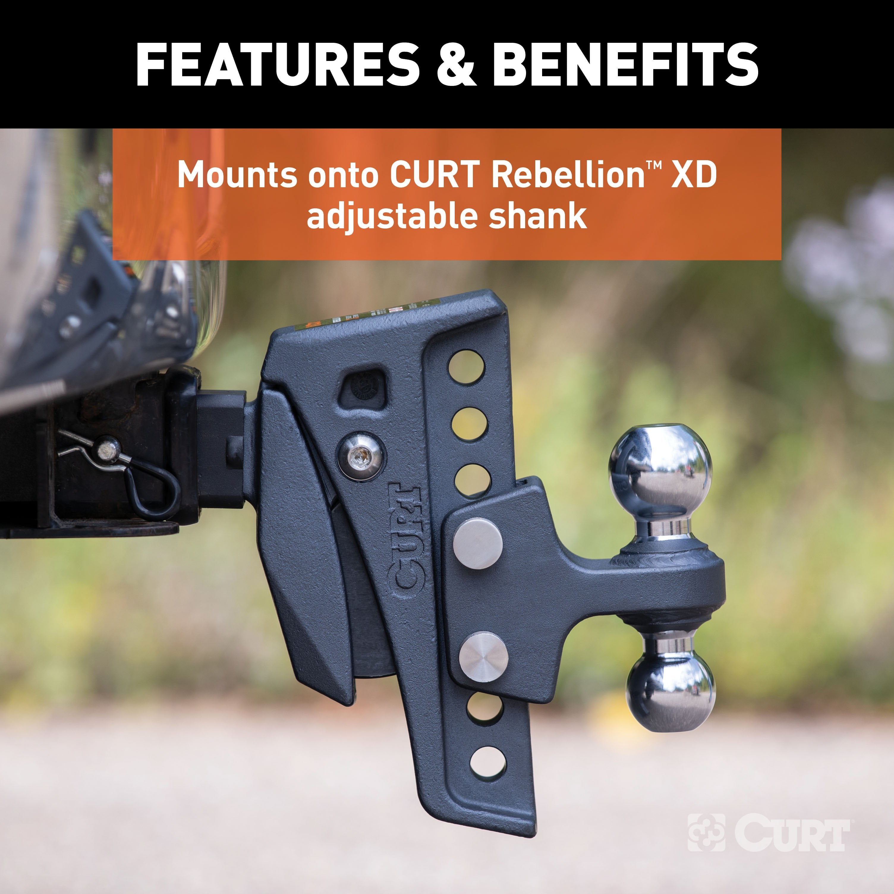 CURT Replacement Rebellion XD Dual Ball, 2, 2-5/16-Inch, Up to 15K Model 45952