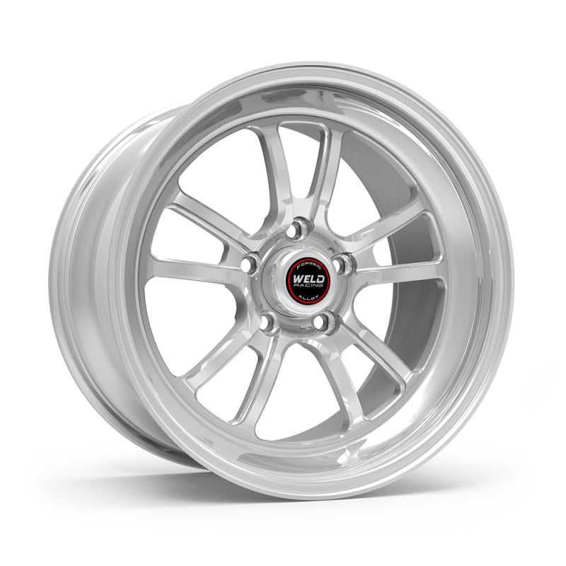 Weld S70 RT-S 18x11in / 5x120.65 BP / 7.7in. BS - Polished Center - Polished Shell Wheel