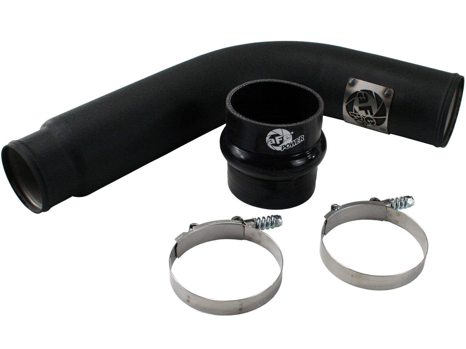BladeRunner 3-1/2 Inch Aluminum Cold Charge Pipe Black Dodge Diesel Trucks 03-07 L6-5.9L (td) aFe Power