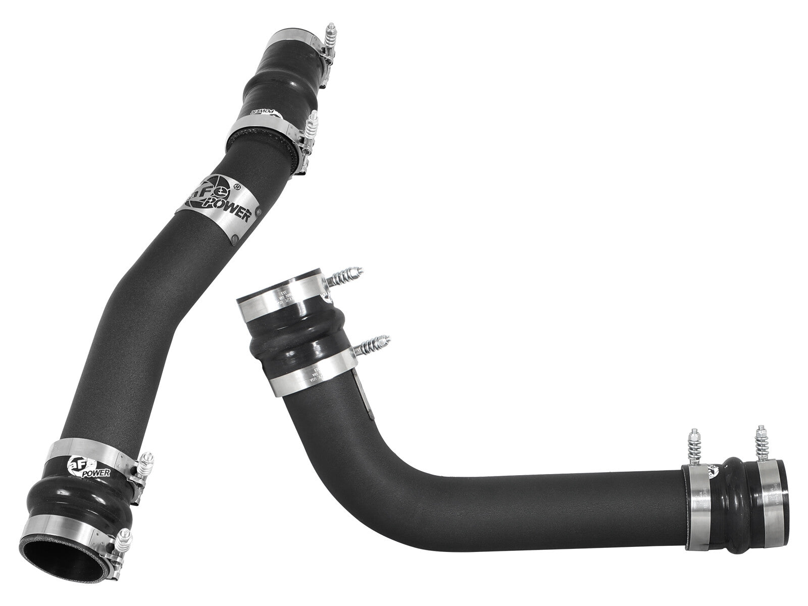 BladeRunner 3 Inch Aluminum Hot and Cold Charge Pipe Kit Black Dodge Diesel Trucks 03-07 L6-5.9L (td) aFe Power
