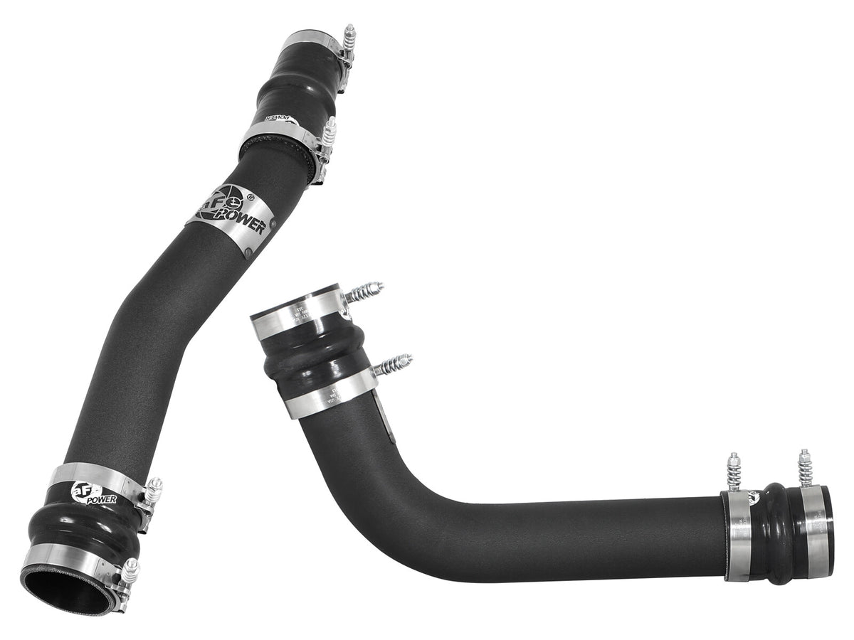 BladeRunner 3 Inch Aluminum Hot and Cold Charge Pipe Kit Black Dodge Diesel Trucks 03-07 L6-5.9L (td) aFe Power