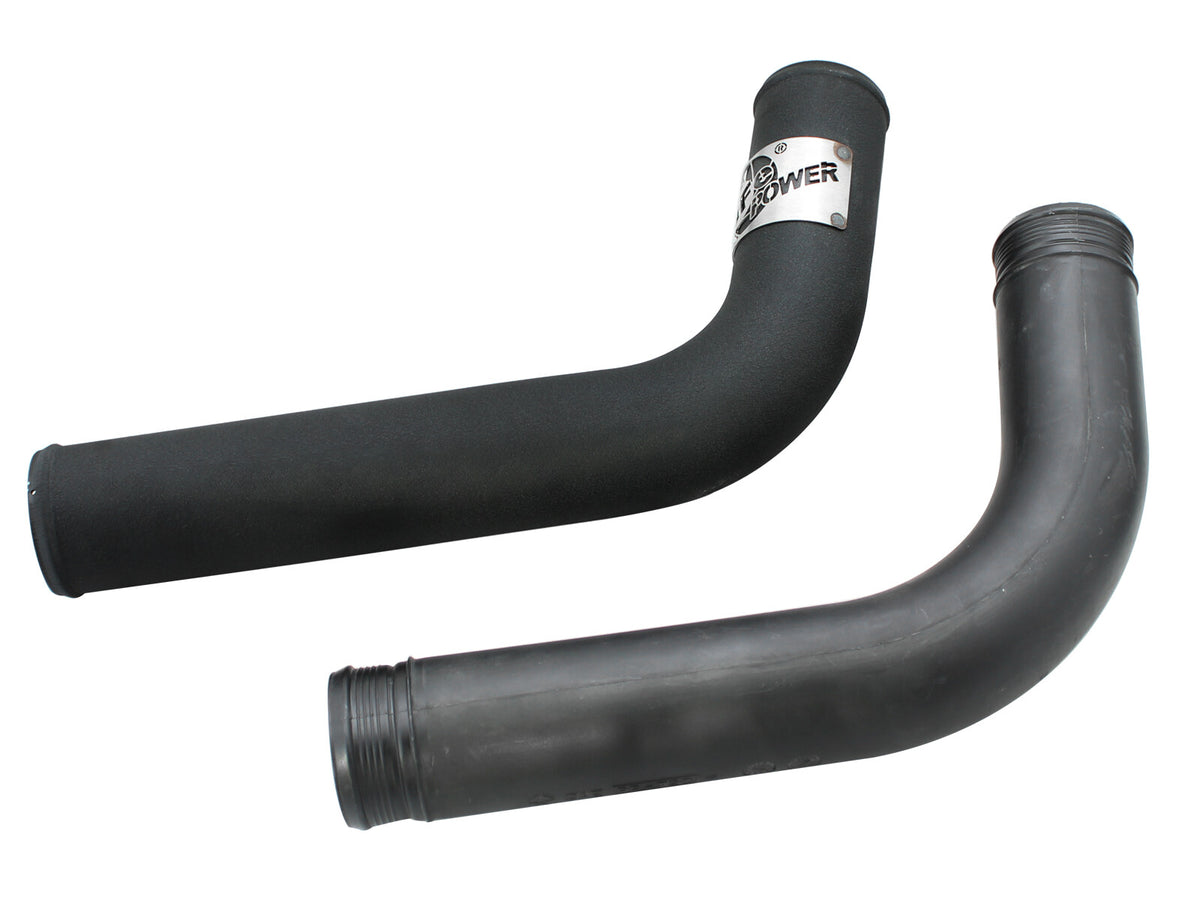 BladeRunner 3 Inch Aluminum Cold Charge Pipe Black Dodge Diesel Trucks 03-07 L6-5.9L (td) aFe Power
