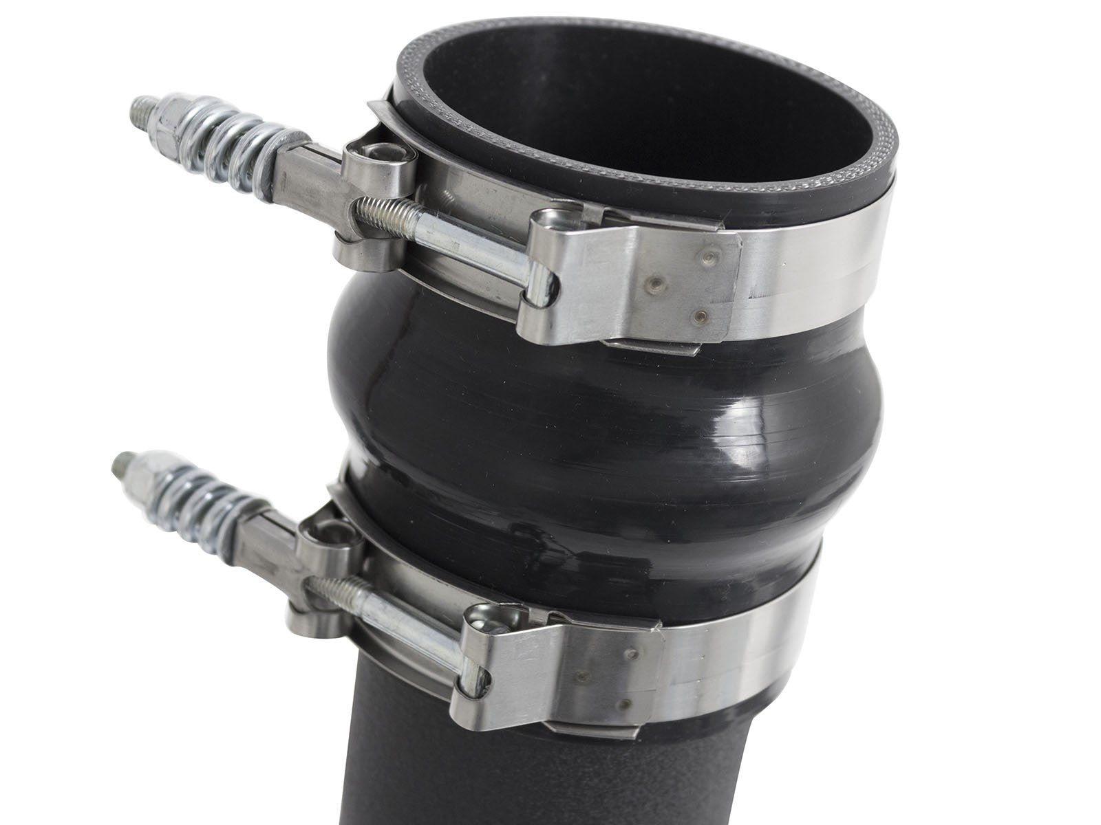 BladeRunner 3 Inch & 3-1/2 Inch Aluminum Hot and Cold Charge Pipe Kit Black Dodge Diesel Trucks 07.5-09 L6-6.7L (td) aFe Power