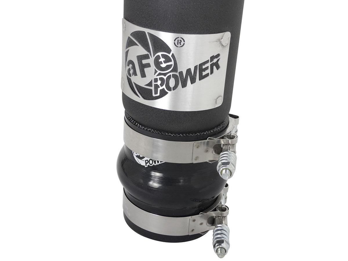 BladeRunner 3 Inch & 3-1/2 Inch Aluminum Hot and Cold Charge Pipe Kit Black Dodge Diesel Trucks 07.5-09 L6-6.7L (td) aFe Power