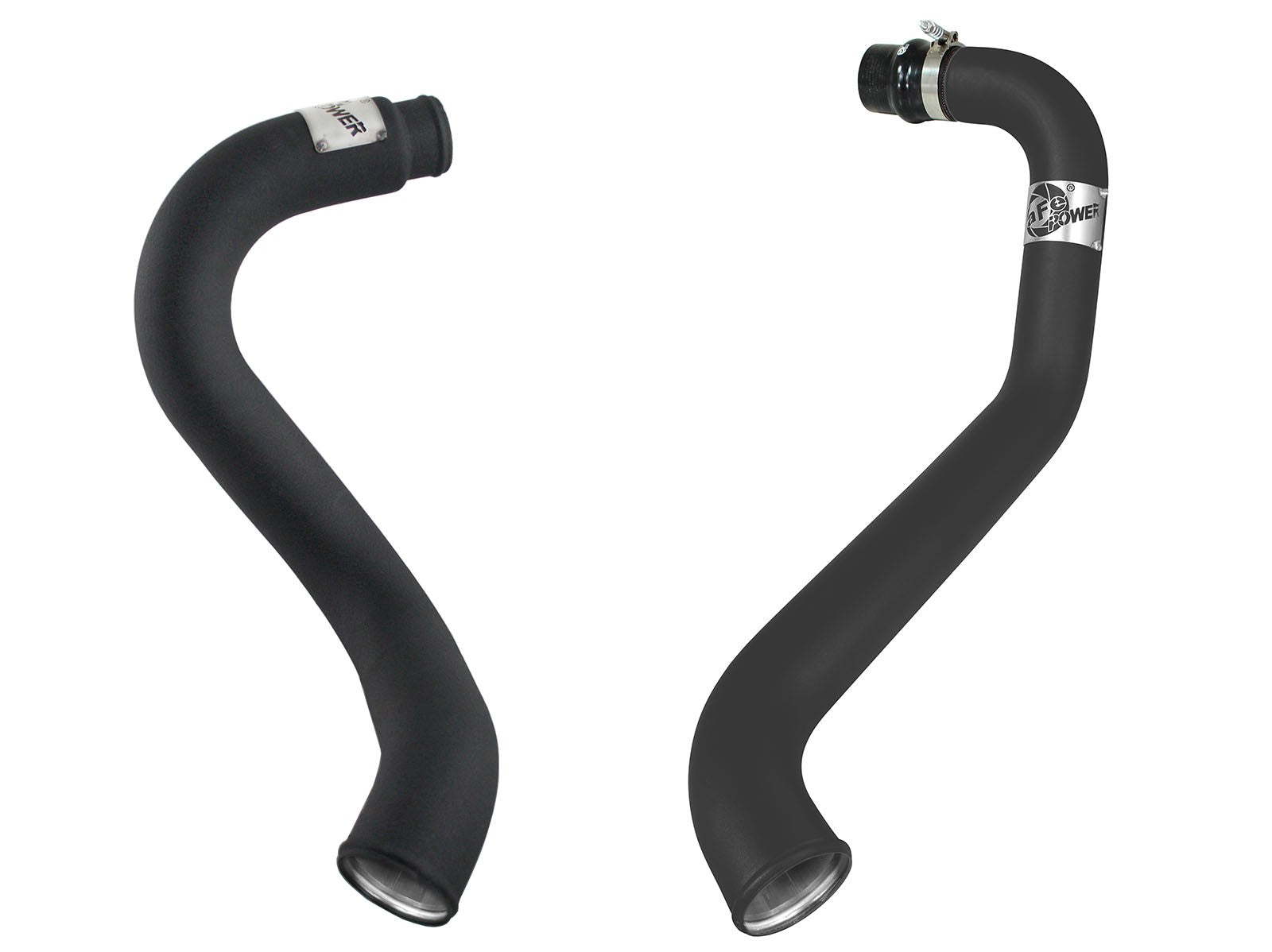 BladeRunner 3 Inch Aluminum Hot and Cold Charge Pipe Kit Black GM Diesel Trucks 02-04 V8-6.6L (td) LB7 aFe Power