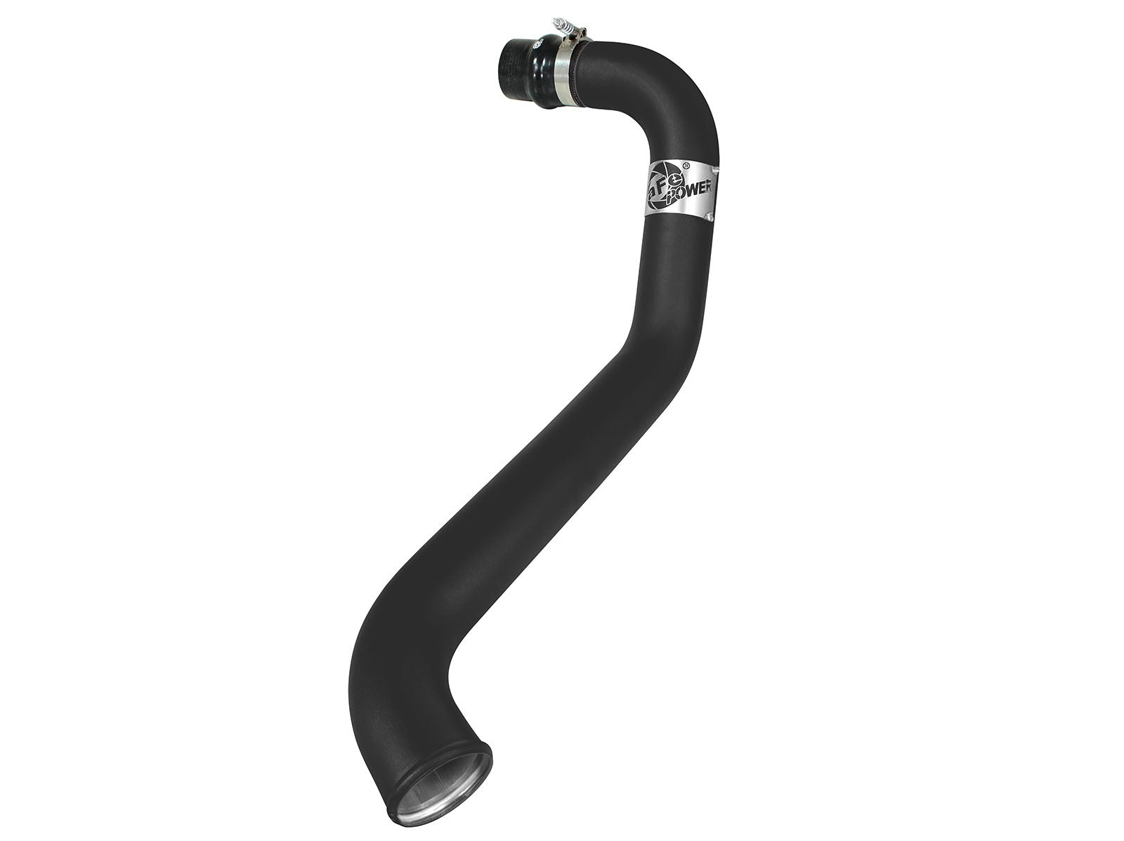 BladeRunner 3 Inch Aluminum Hot Charge Pipe Black GM Diesel Trucks 01-04 V8-6.6L (td) LB7 aFe Power