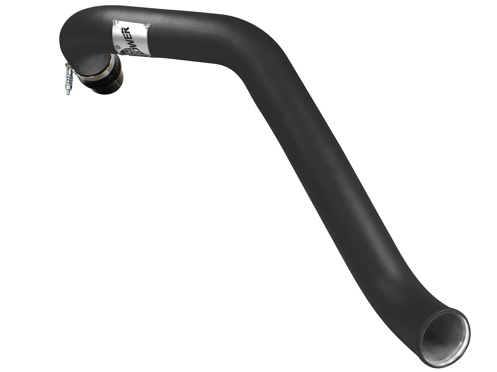 BladeRunner 3 Inch Aluminum Hot Charge Pipe Black GM Diesel Trucks 01-04 V8-6.6L (td) LB7 aFe Power