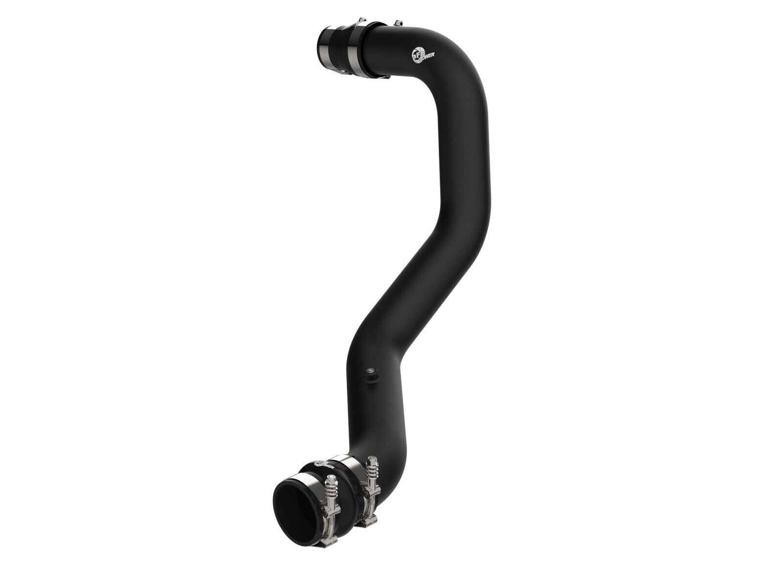 BladeRunner 3 Inch Aluminum Hot Charge Pipe Black GM Diesel Trucks 04.5-10 V8-6.6L (td) Lly/Lbz/Lmm aFe Power