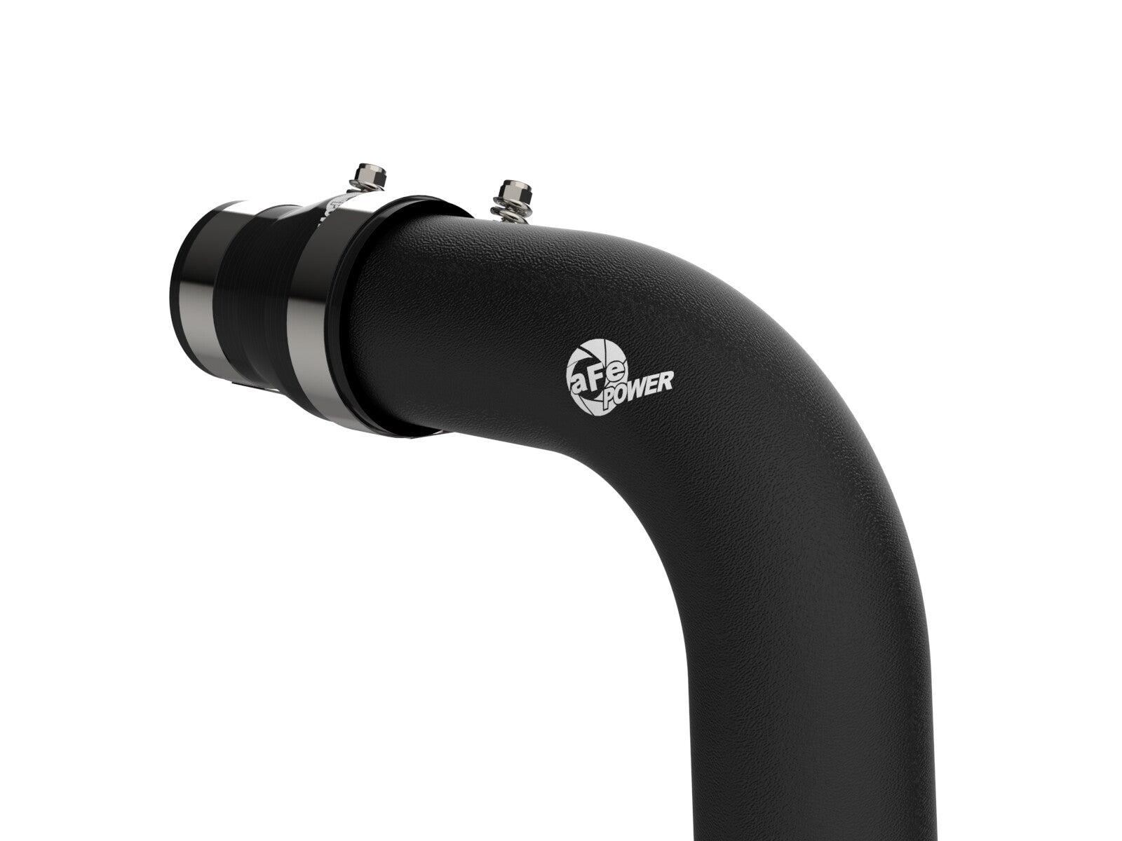BladeRunner 3 Inch Aluminum Hot Charge Pipe Black GM Diesel Trucks 04.5-10 V8-6.6L (td) Lly/Lbz/Lmm aFe Power
