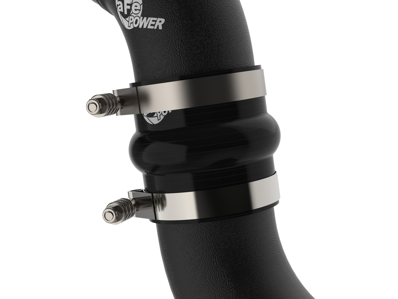 BladeRunner 3-1/2 Inch Aluminum Cold Charge Pipe Black GM Diesel Trucks 06-10 V8-6.6L (td) Lbz/Lmm aFe Power