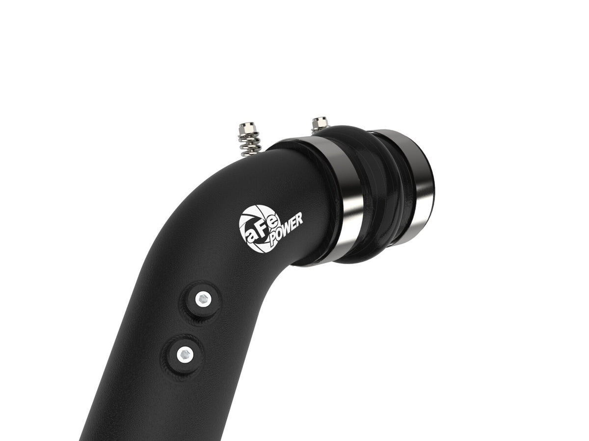 BladeRunner 3 Inch Aluminum Hot and Cold Charge Pipe Kit Black Ford Diesel Trucks 08-10 V8-6.4L (td) aFe Power