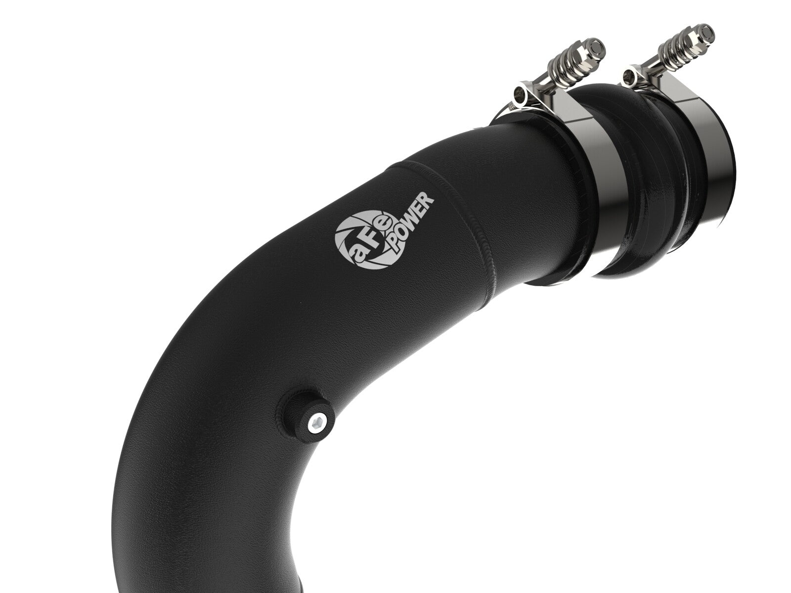 BladeRunner 3 Inch Aluminum Hot and Cold Charge Pipe Kit Black Ford Diesel Trucks 08-10 V8-6.4L (td) aFe Power