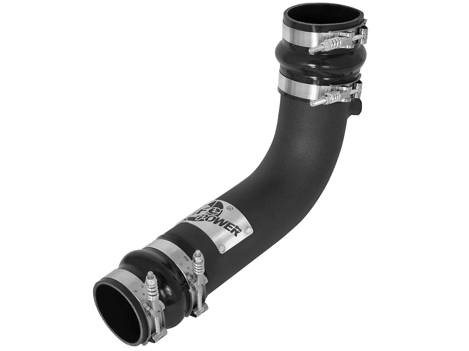 BladeRunner 3 Inch & 2-3/4 Inch Aluminum Hot and Cold Charge Pipe Kit Black Dodge Diesel Trucks 10-12 L6-6.7L (td) aFe Power