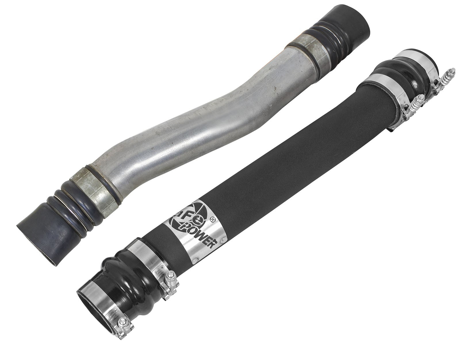 BladeRunner 2-3/4 Inch Aluminum Hot Charge Pipe Black Dodge Diesel Trucks 10-12 L6-6.7L (td) aFe Power