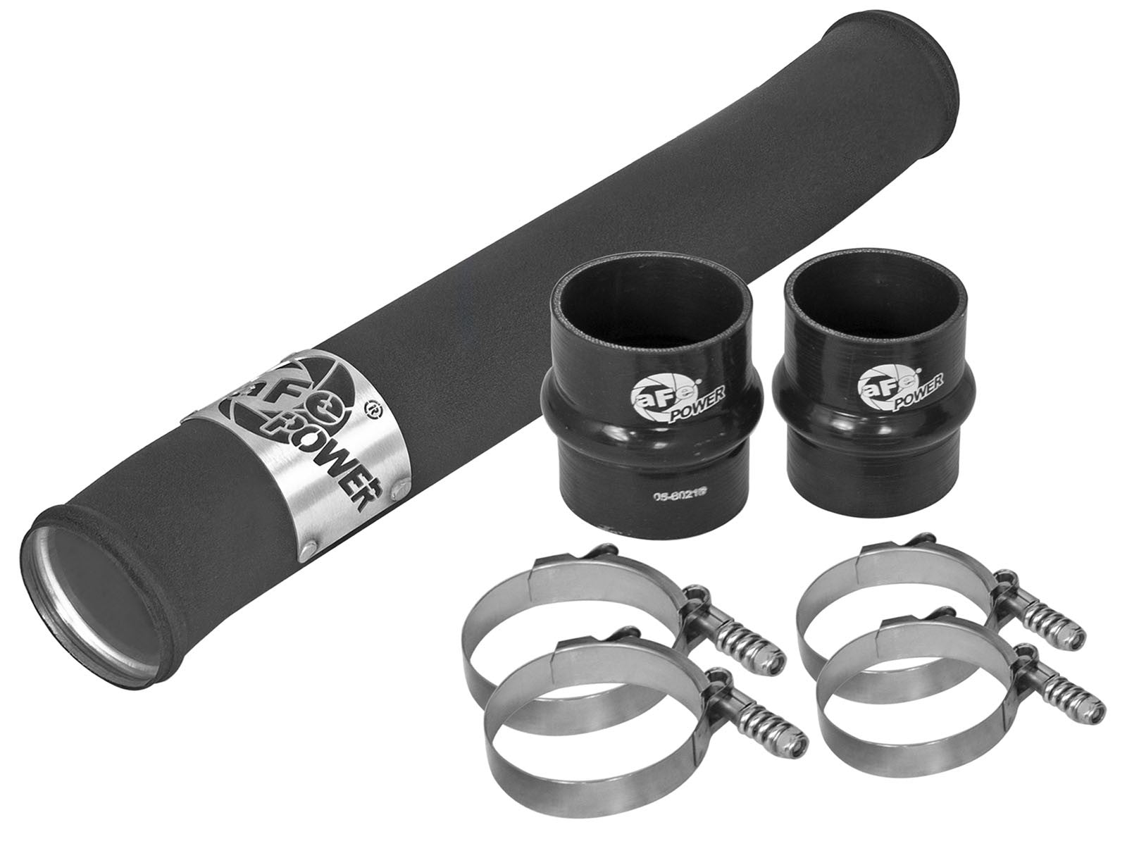 BladeRunner 2-3/4 Inch Aluminum Hot Charge Pipe Black Dodge Diesel Trucks 10-12 L6-6.7L (td) aFe Power