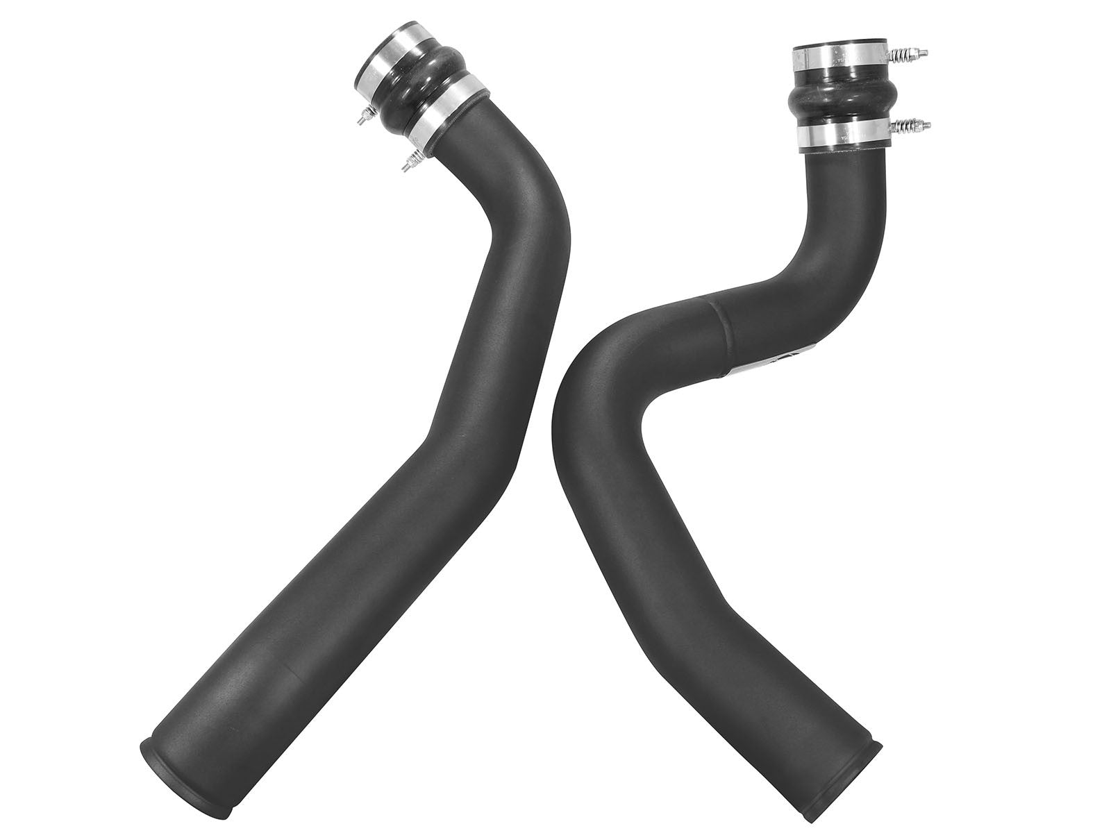 BladeRunner 3 Inch Aluminum Hot and Cold Charge Pipe Kit Black Ford Diesel Trucks 99-03 V8-7.3L (td) aFe Power