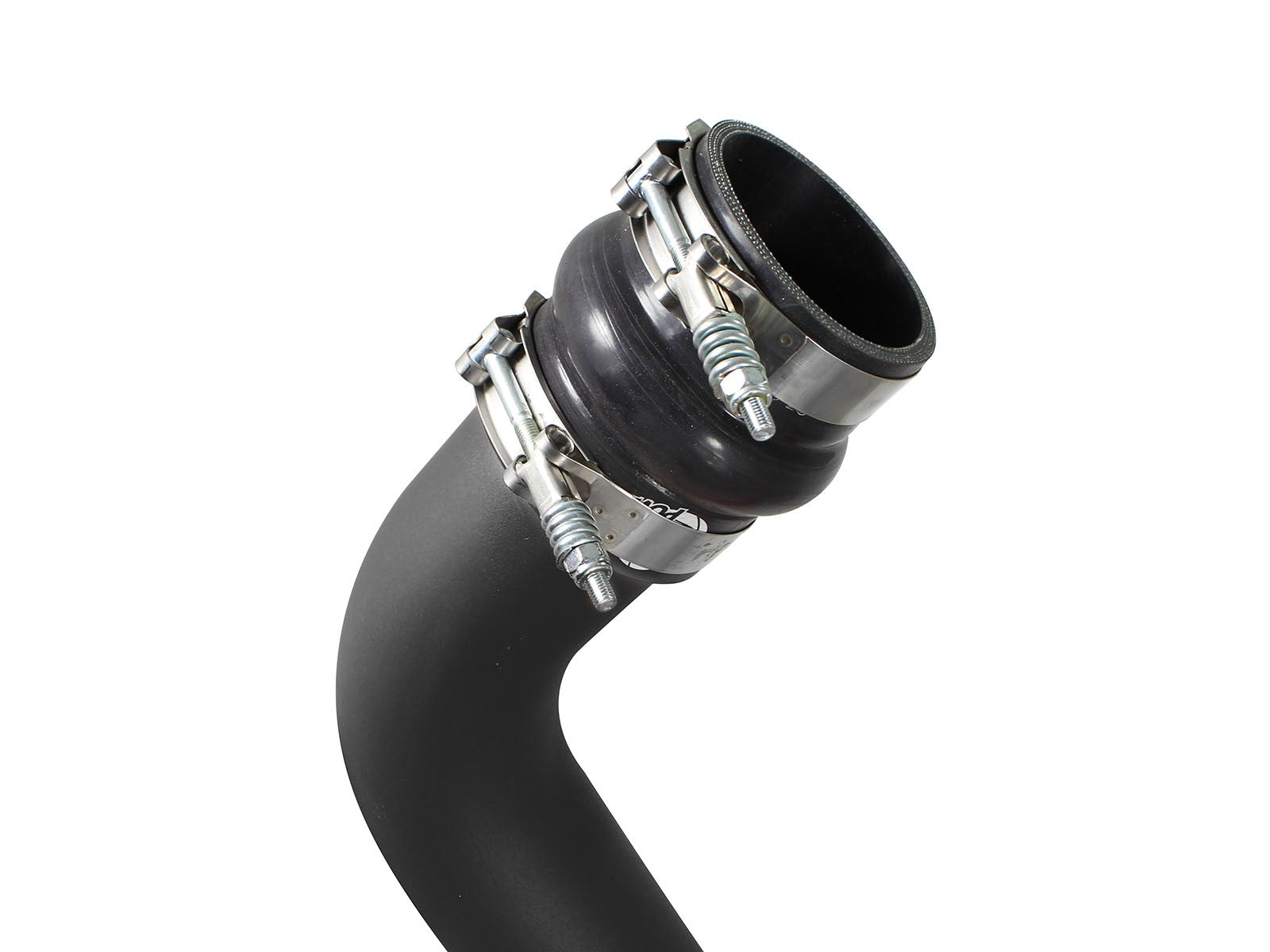 BladeRunner 3 Inch Aluminum Cold Charge Pipe Black Ford Diesel Trucks 99-03 V8-7.3L (td) aFe Power
