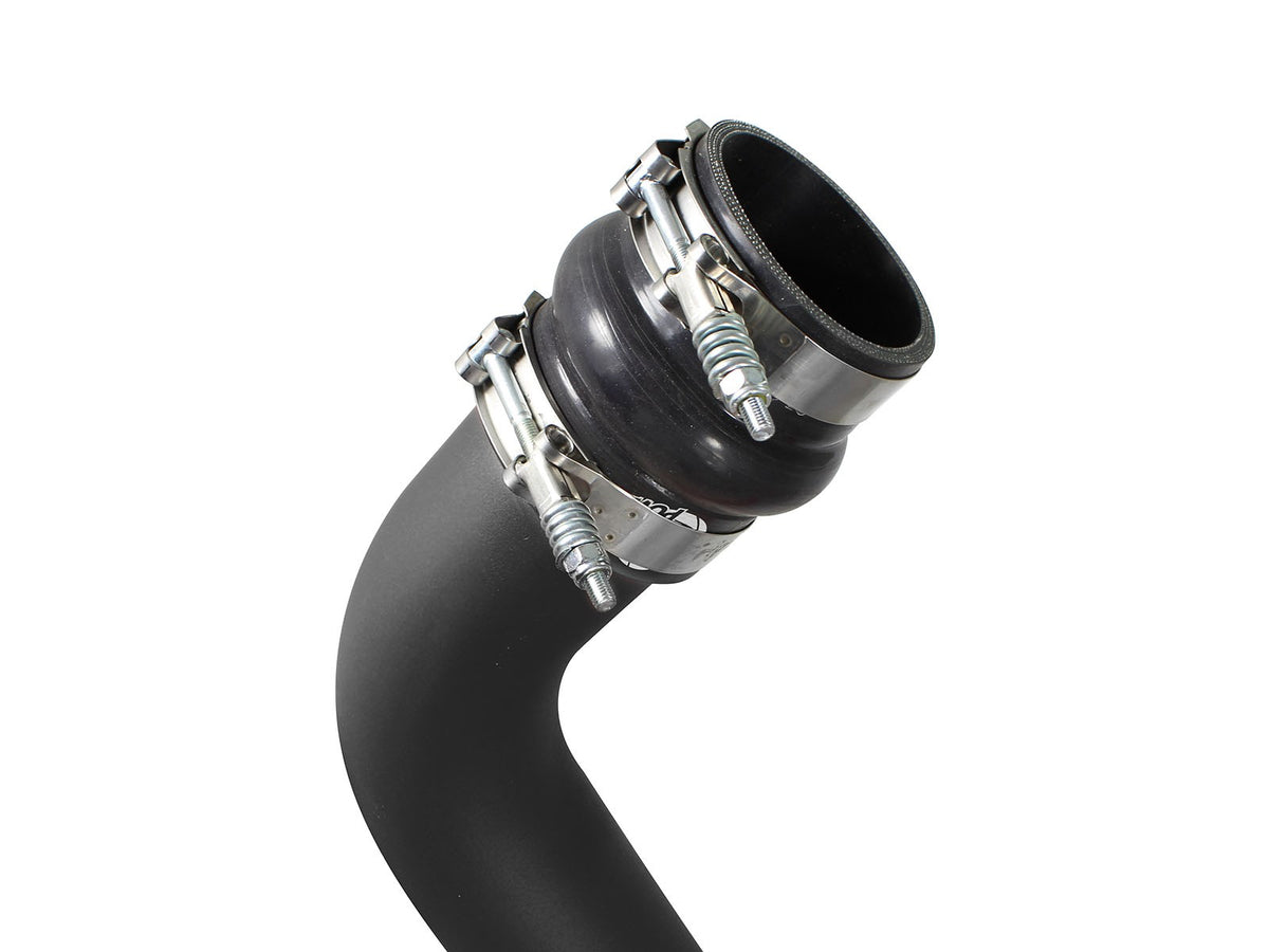 BladeRunner 3 Inch Aluminum Cold Charge Pipe Black Ford Diesel Trucks 99-03 V8-7.3L (td) aFe Power