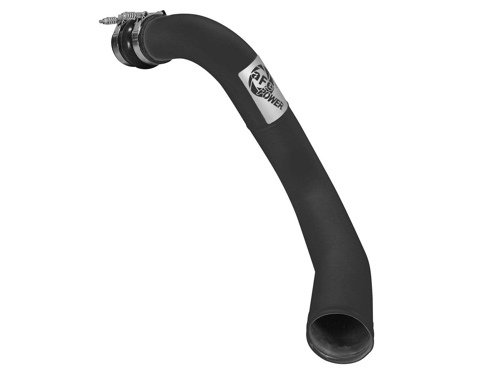 BladeRunner 3 Inch Aluminum Hot Charge Pipe Black Ford Diesel Trucks 99-03 V8-7.3L (td) aFe Power