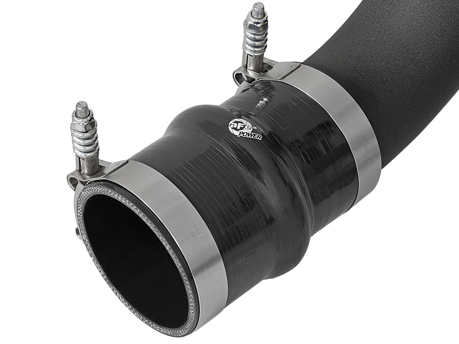 BladeRunner GT Series Intercooler Kit w/ Tubes Black Ford Diesel Trucks 03-07 V8-6.0L (td) aFe Power