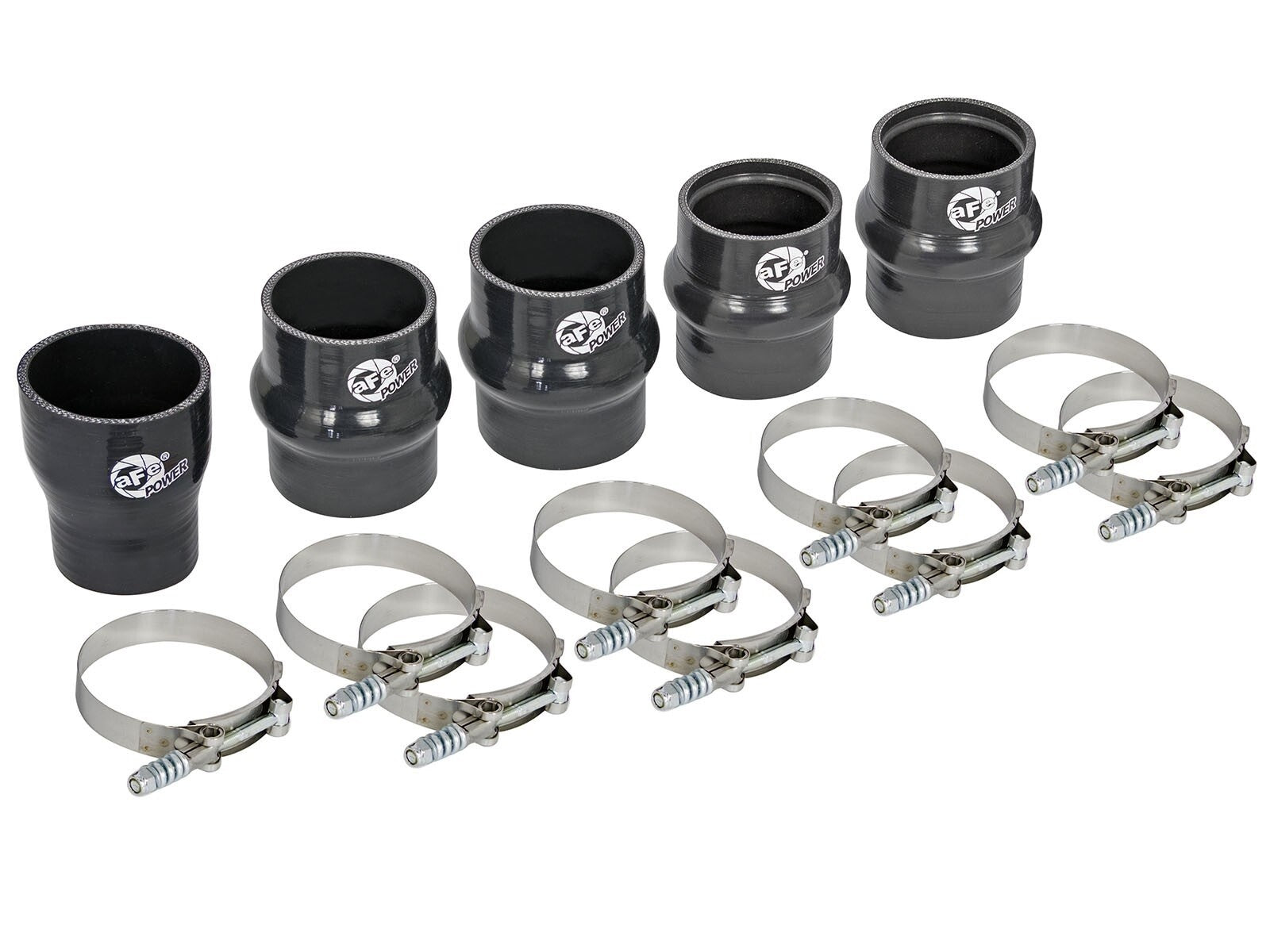 BladeRunner Intercooler Couplings & Clamps Kit; aFe Tubes Only GM Diesel Trucks 11-16 V8-6.6L (td) Lml aFe Power