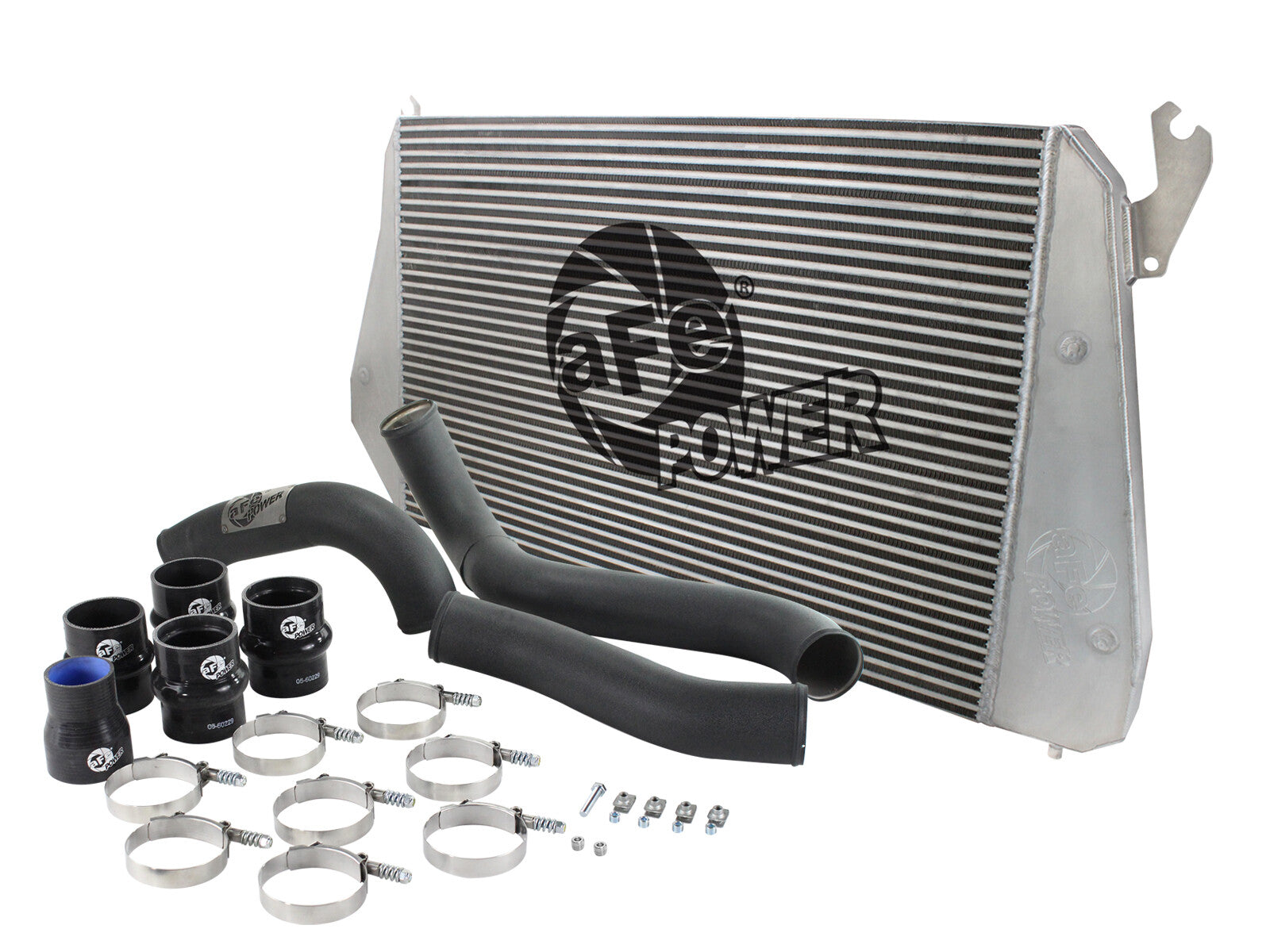 BladeRunner GT Series Intercooler Kit w/ Tubes Black GM Diesel Trucks 11-16 V8-6.6L (td) Lml aFe Power