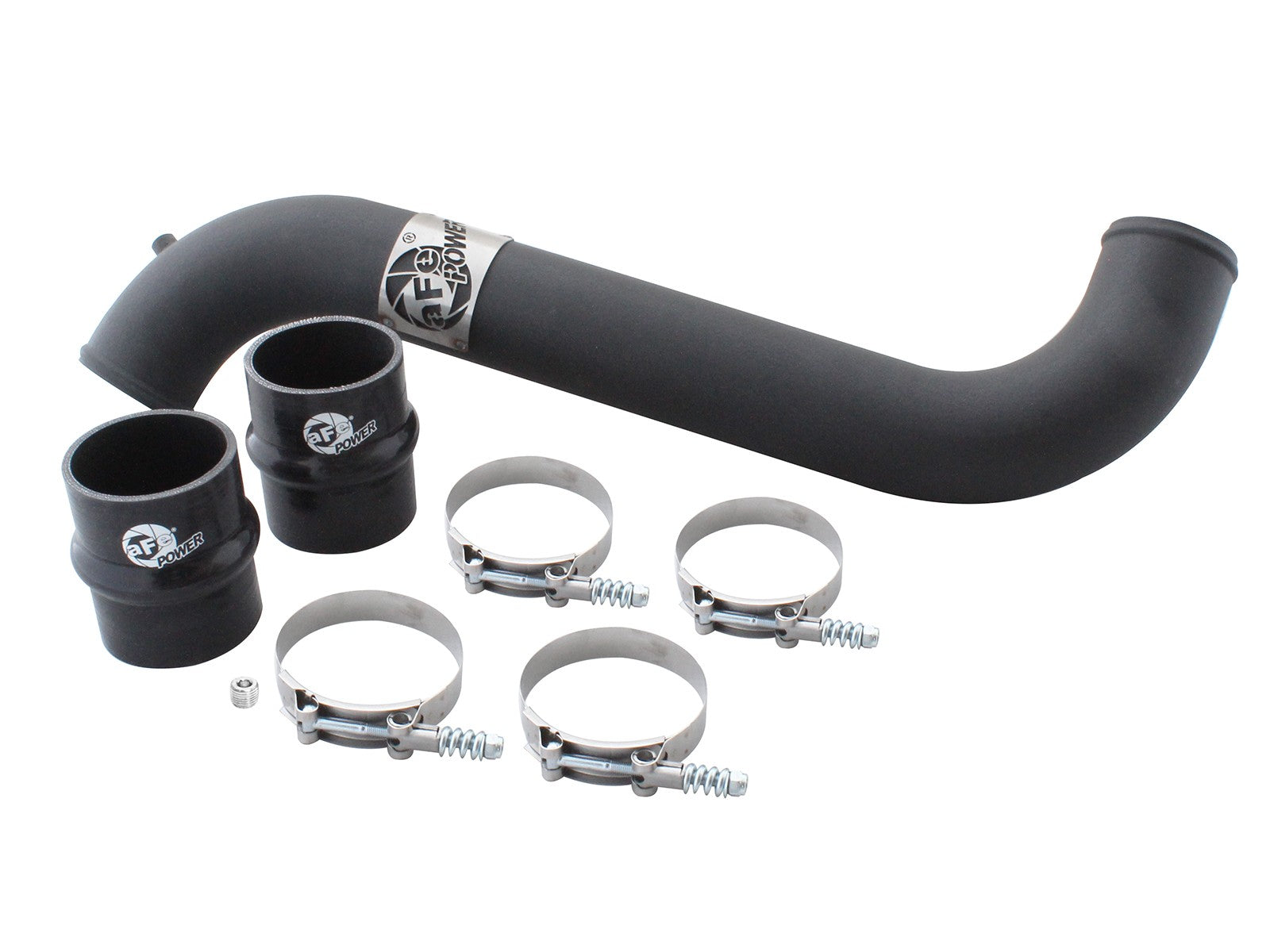 BladeRunner 3 Inch Aluminum Cold Charge Pipe Black GM Diesel Trucks 11-16 V8-6.6L (td) Lml aFe Power