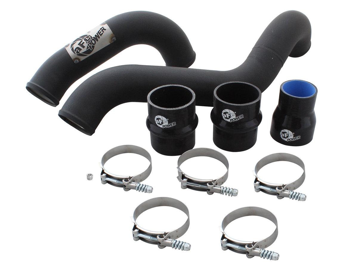 BladeRunner 3 Inch Aluminum Hot Charge Pipe Black GM Diesel Trucks 11-16 V8-6.6L (td) Lml aFe Power