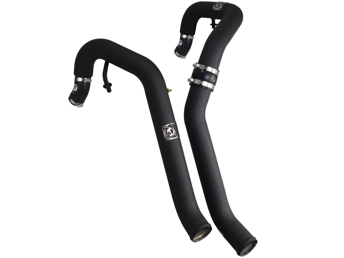 BladeRunner 2-1/2 Inch Aluminum Hot Charge Pipe Black Ford F-150 11-14 V6-3.5L (tt) aFe Power