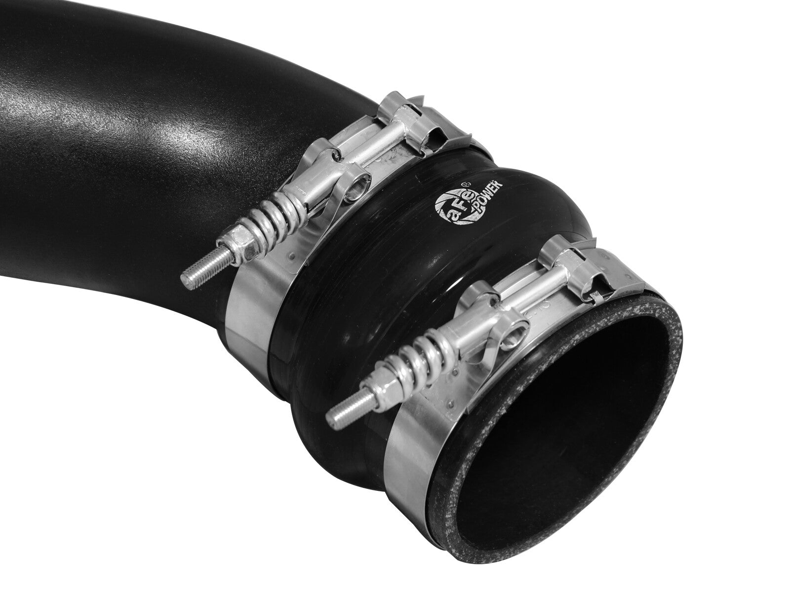 BladeRunner 3-1/2 Inch to 3 Inch Aluminum Cold Charge Pipe Black Ford F-150 11-14 V6-3.5L (tt) aFe Power