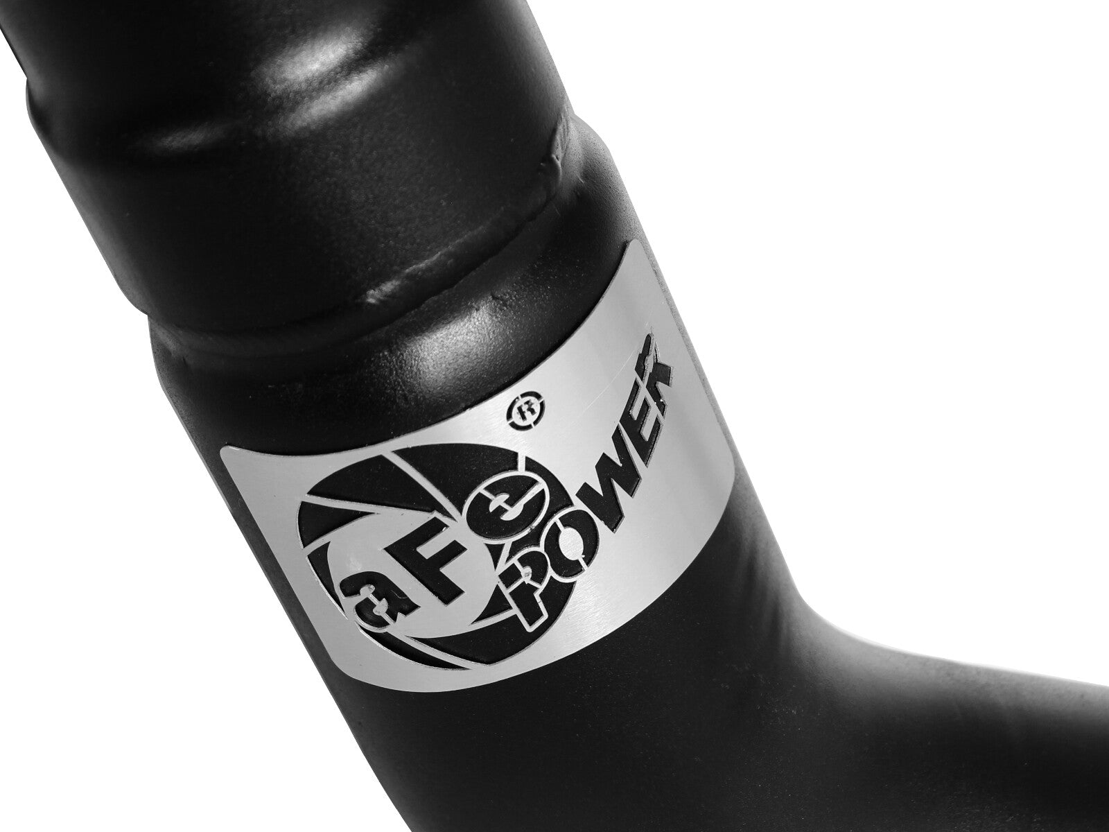 BladeRunner 3-1/2 Inch to 3 Inch Aluminum Cold Charge Pipe Black Ford F-150 11-14 V6-3.5L (tt) aFe Power