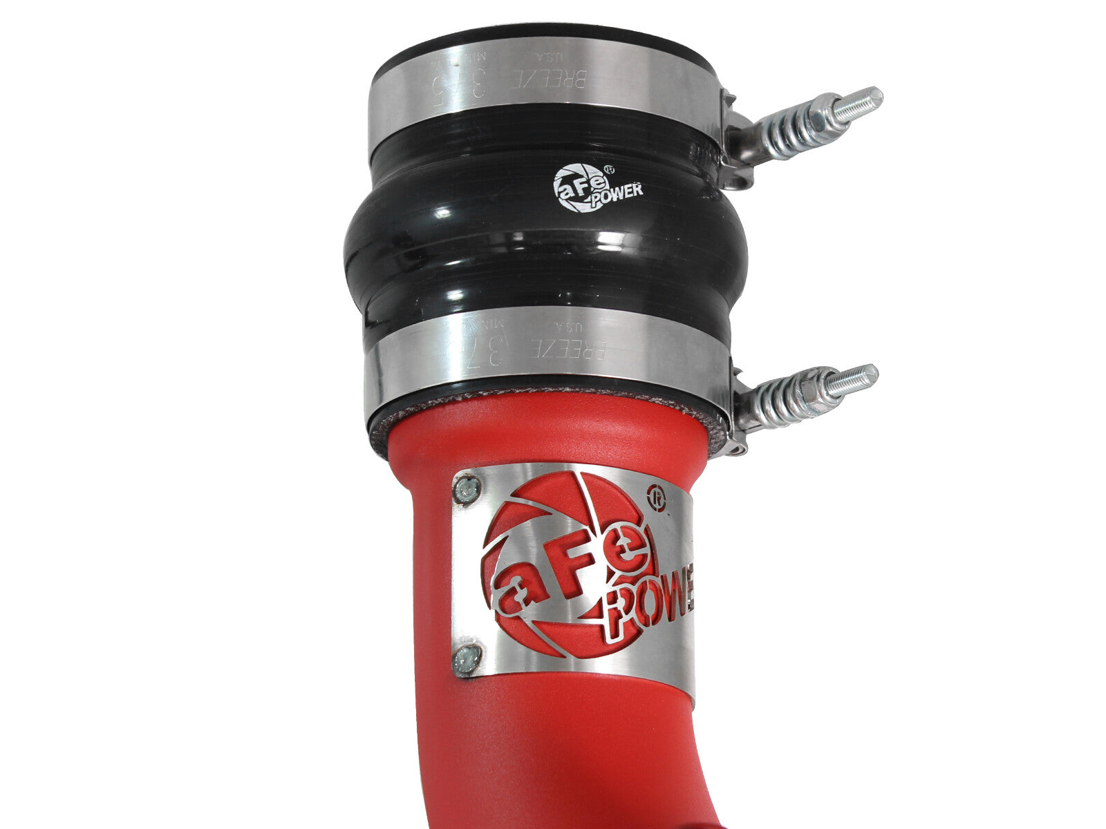 BladeRunner 3 Inch Aluminum Hot and Cold Charge Pipe Kit Red Dodge Ram Diesel Trucks 13-18 L6-6.7L (td) aFe Power