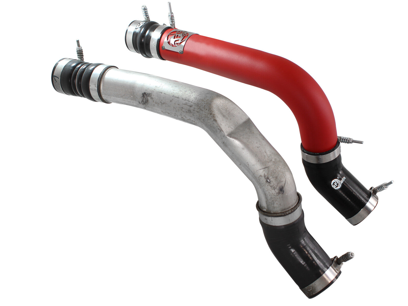 BladeRunner 3 Inch Aluminum Hot Charge Pipe Red Dodge Ram Diesel Trucks 13-18 L6-6.7L (td) aFe Power