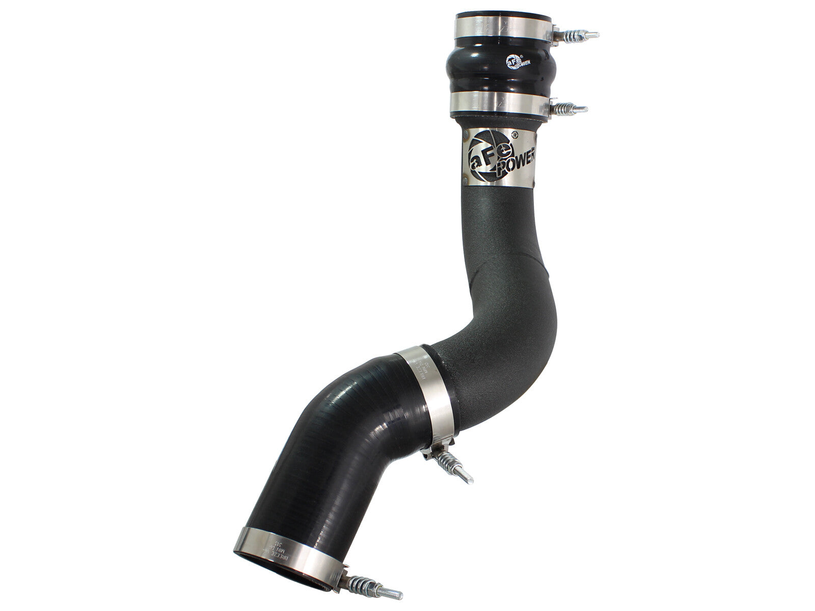 BladeRunner 3 Inch Aluminum Cold Charge Pipe Black Dodge Ram Diesel Trucks 13-18 L6-6.7L (td) aFe Power