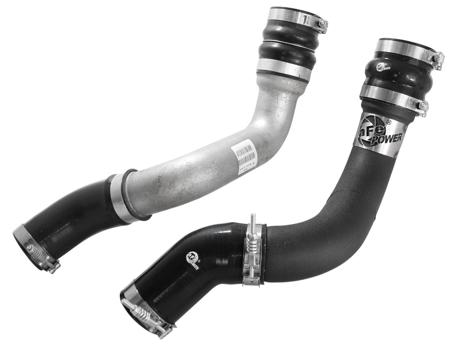 BladeRunner 3 Inch Aluminum Cold Charge Pipe Black Dodge Ram Diesel Trucks 13-18 L6-6.7L (td) aFe Power