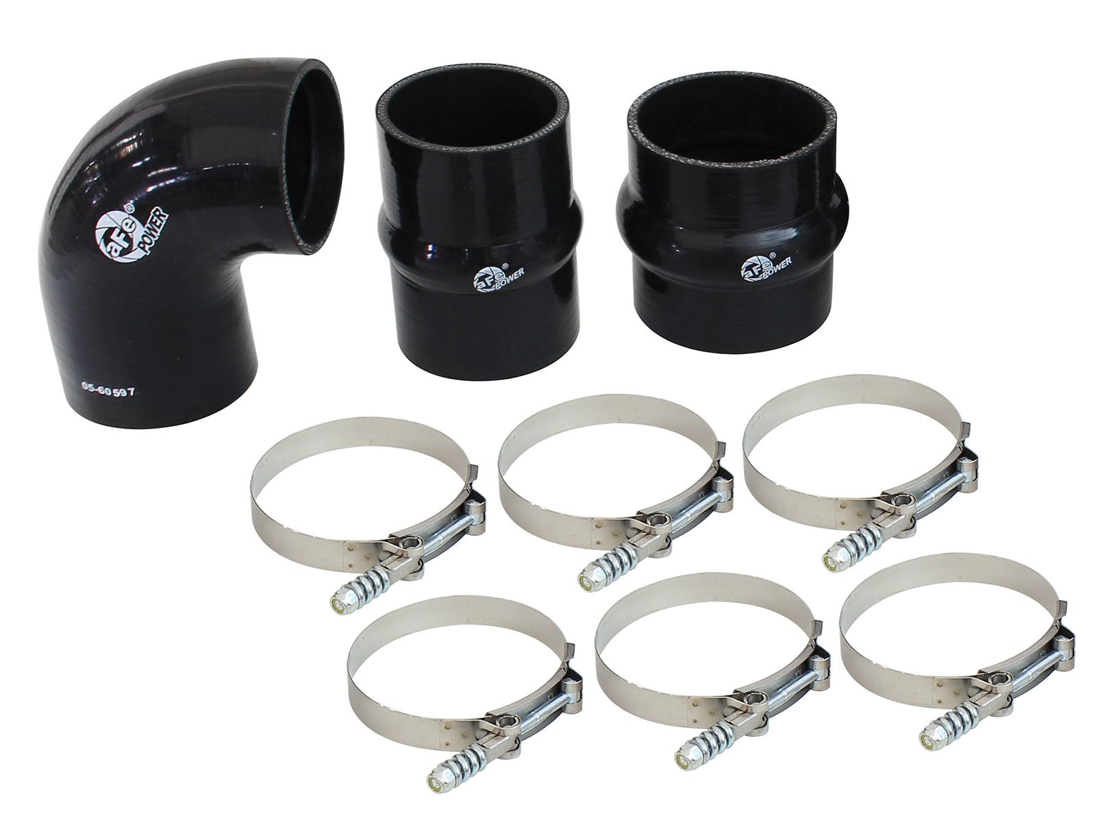 BladeRunner Intercooler Coupling & Clamp Kit for Factory Intercooler & aFe Tubes Ford Diesel Trucks 11-16 V8-6.7L (td) aFe Power
