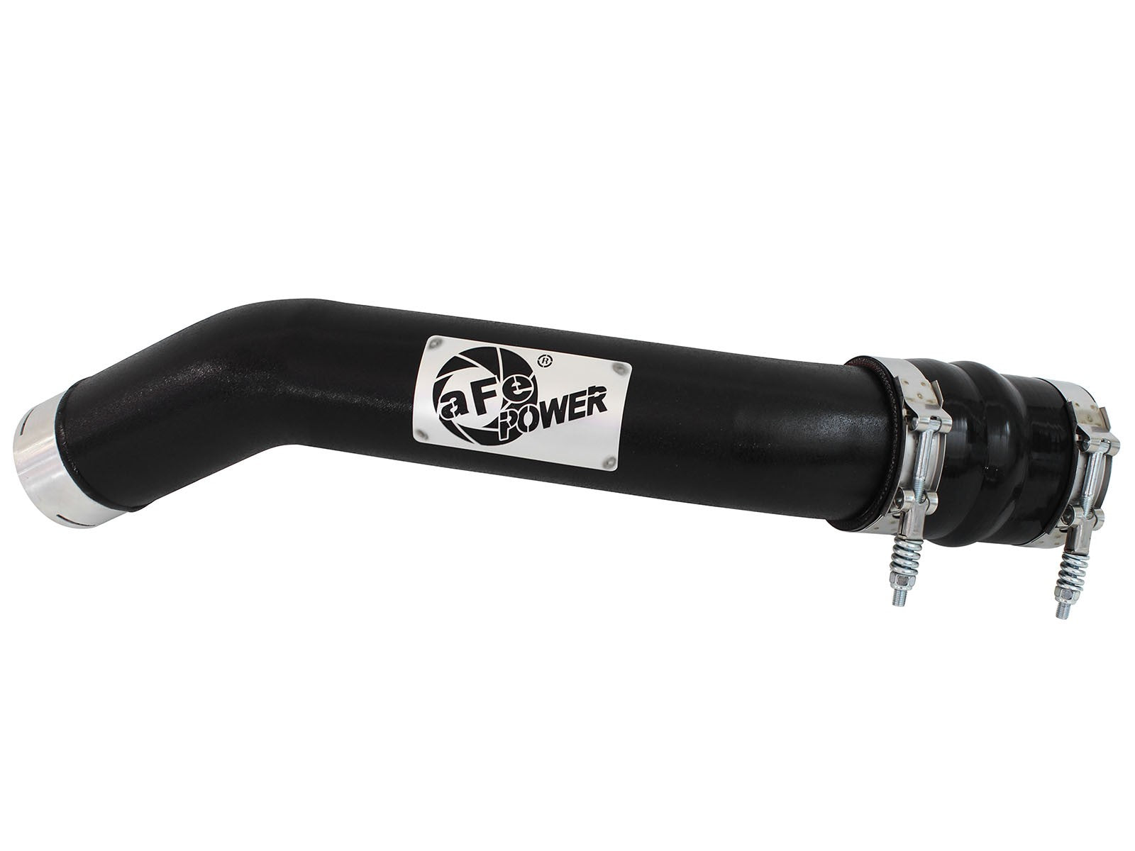 BladeRunner 3 Inch Aluminum Hot Charge Pipe Black Ford Diesel Trucks 11-16 V8-6.7L (td) aFe Power