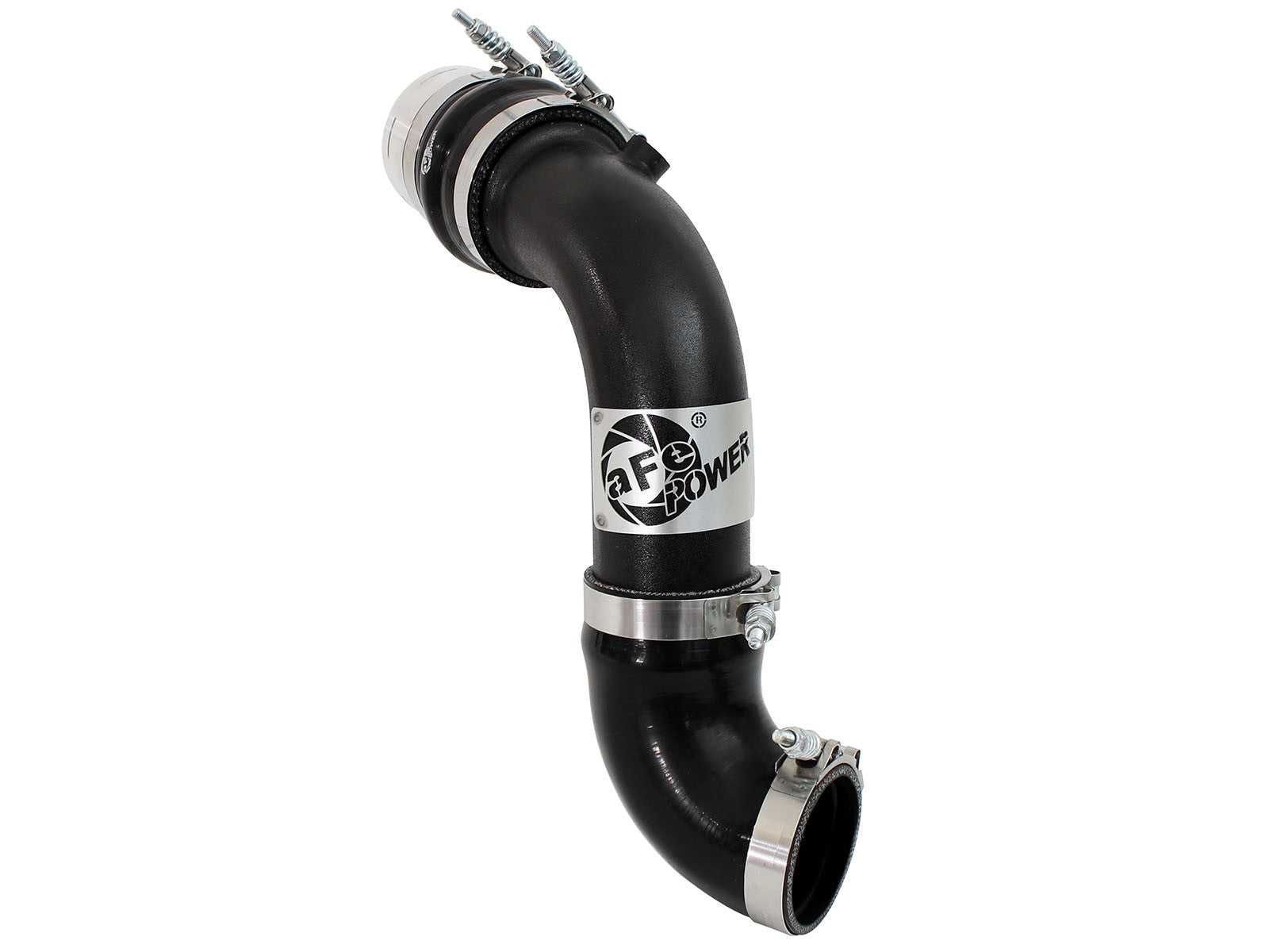 BladeRunner 3 Inch Aluminum Cold Charge Pipe Black Ford Diesel Trucks 11-16 V8-6.7L (td) aFe Power