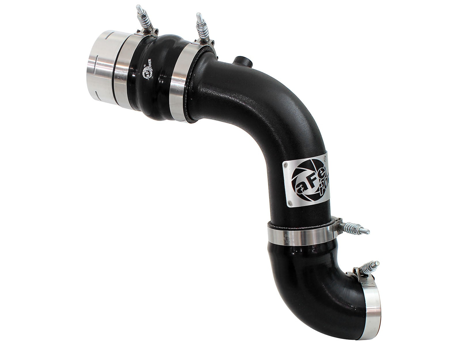 BladeRunner 3 Inch Aluminum Cold Charge Pipe Black Ford Diesel Trucks 11-16 V8-6.7L (td) aFe Power