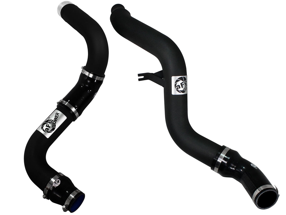 BladeRunner 3 Inch Aluminum Hot and Cold Charge Pipe Kit Black Dodge Ram 1500 EcoDiesel 14-18 V6-3.0L (td) aFe Power